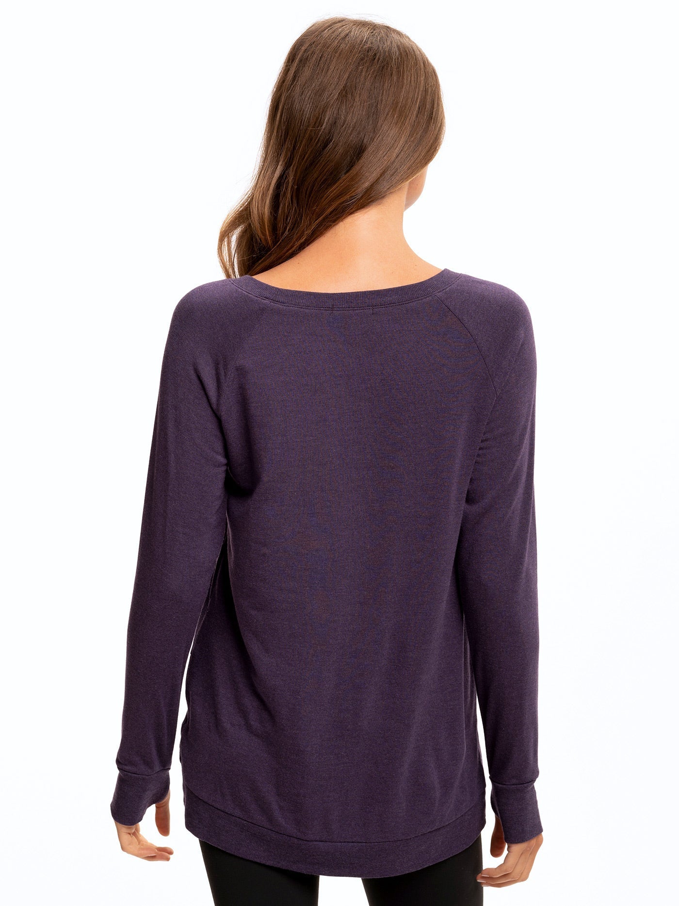 Leanna Feather Fleece Tunic - Relaxed A-Line Sweatshirt