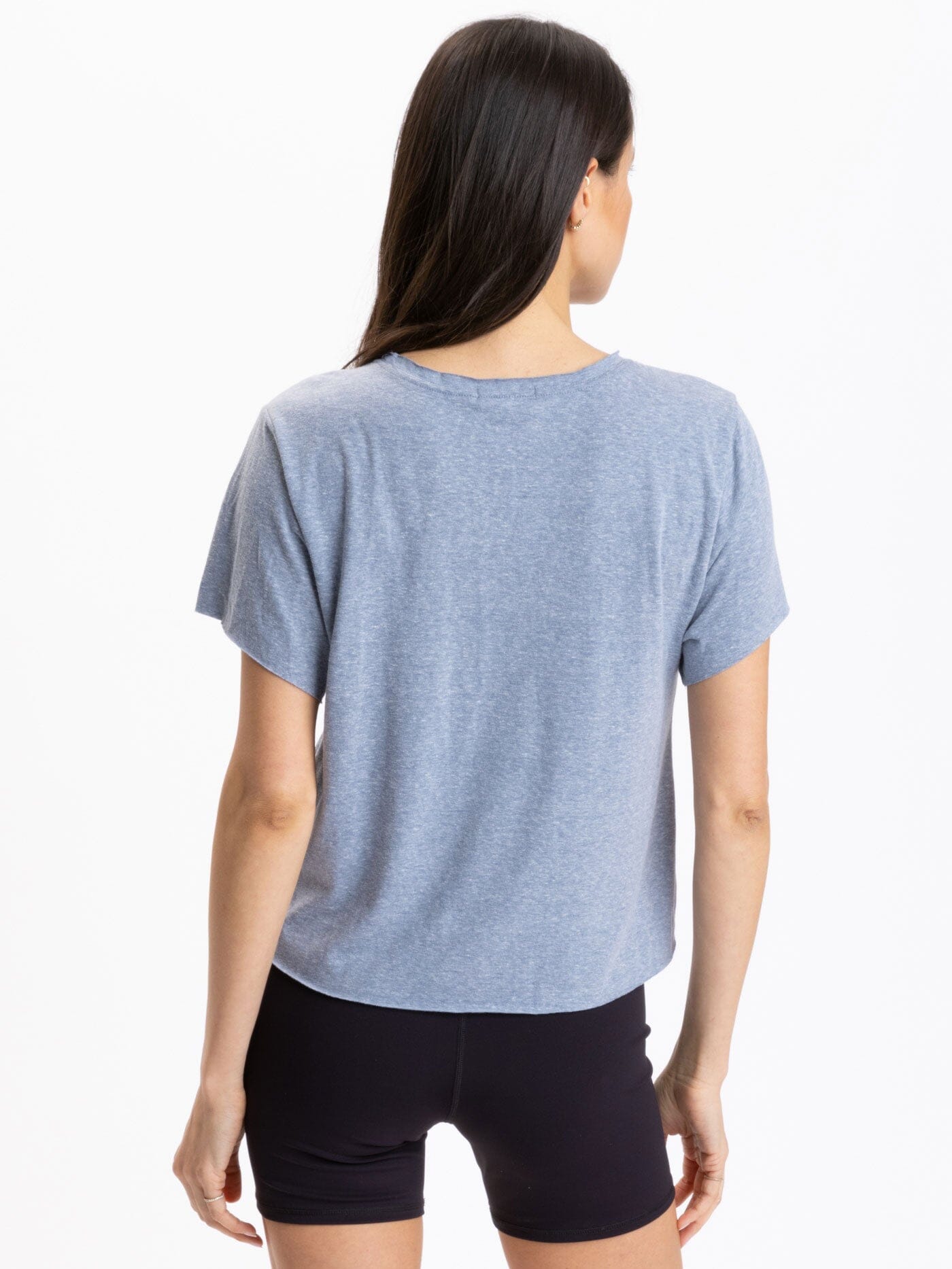 Maggie Women's Triblend Short Sleeve Tee in Blue