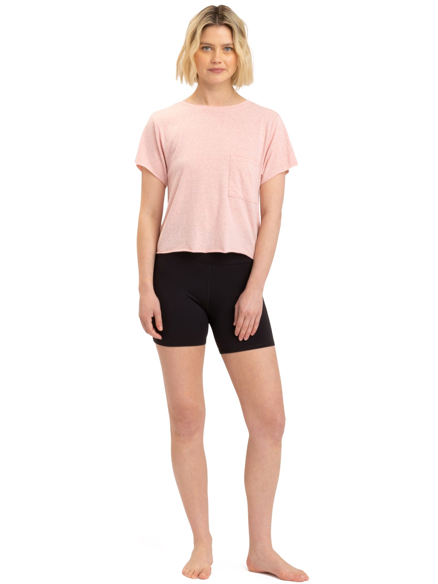 Maggie Triblend Tee for Women in Pink