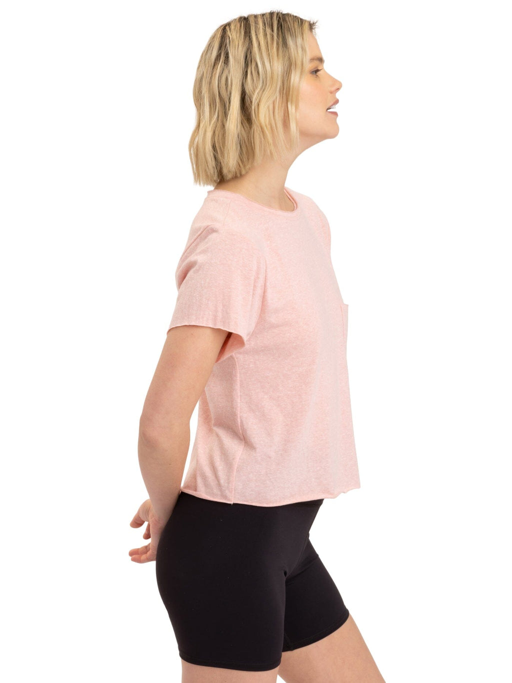 Maggie Triblend Tee for Women in Pink