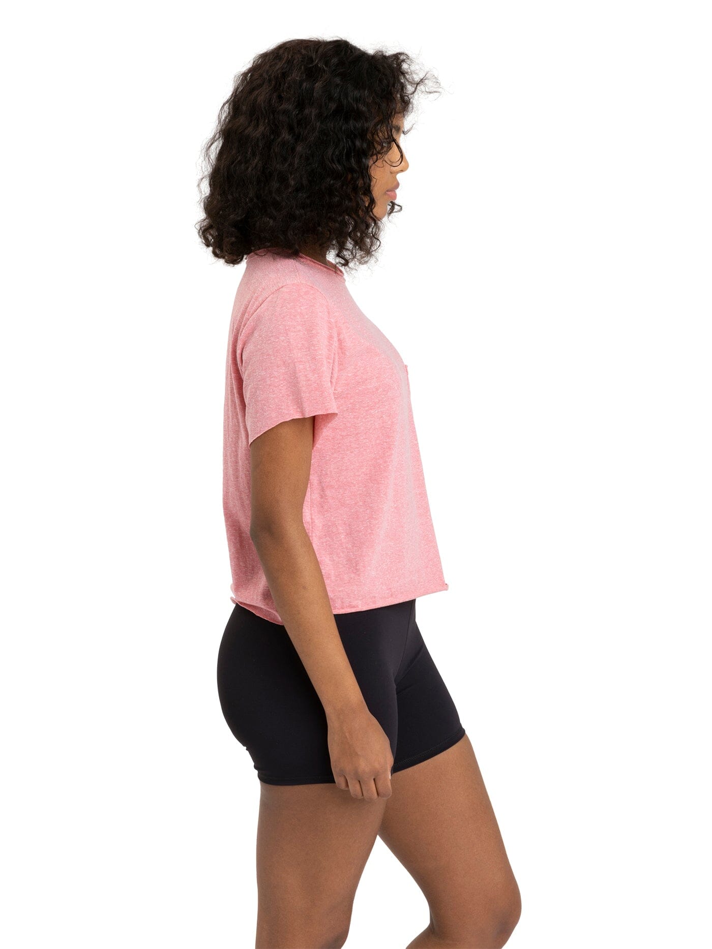 Maggie Triblend Tee: Ultra Soft Organic Cotton Blend Crop Top