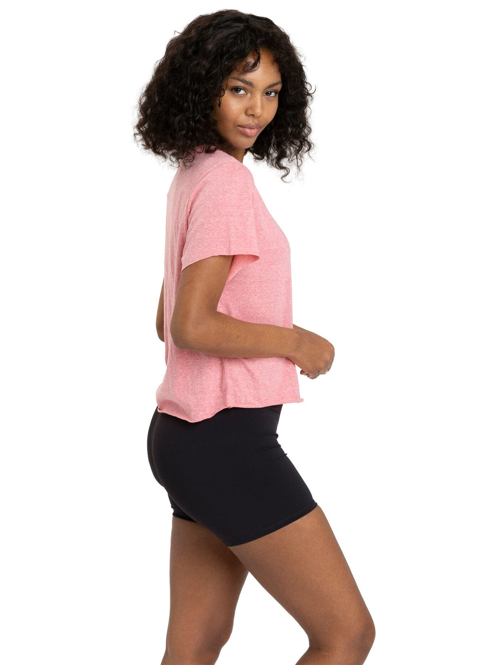 Maggie Triblend Tee: Ultra Soft Organic Cotton Blend Crop Top