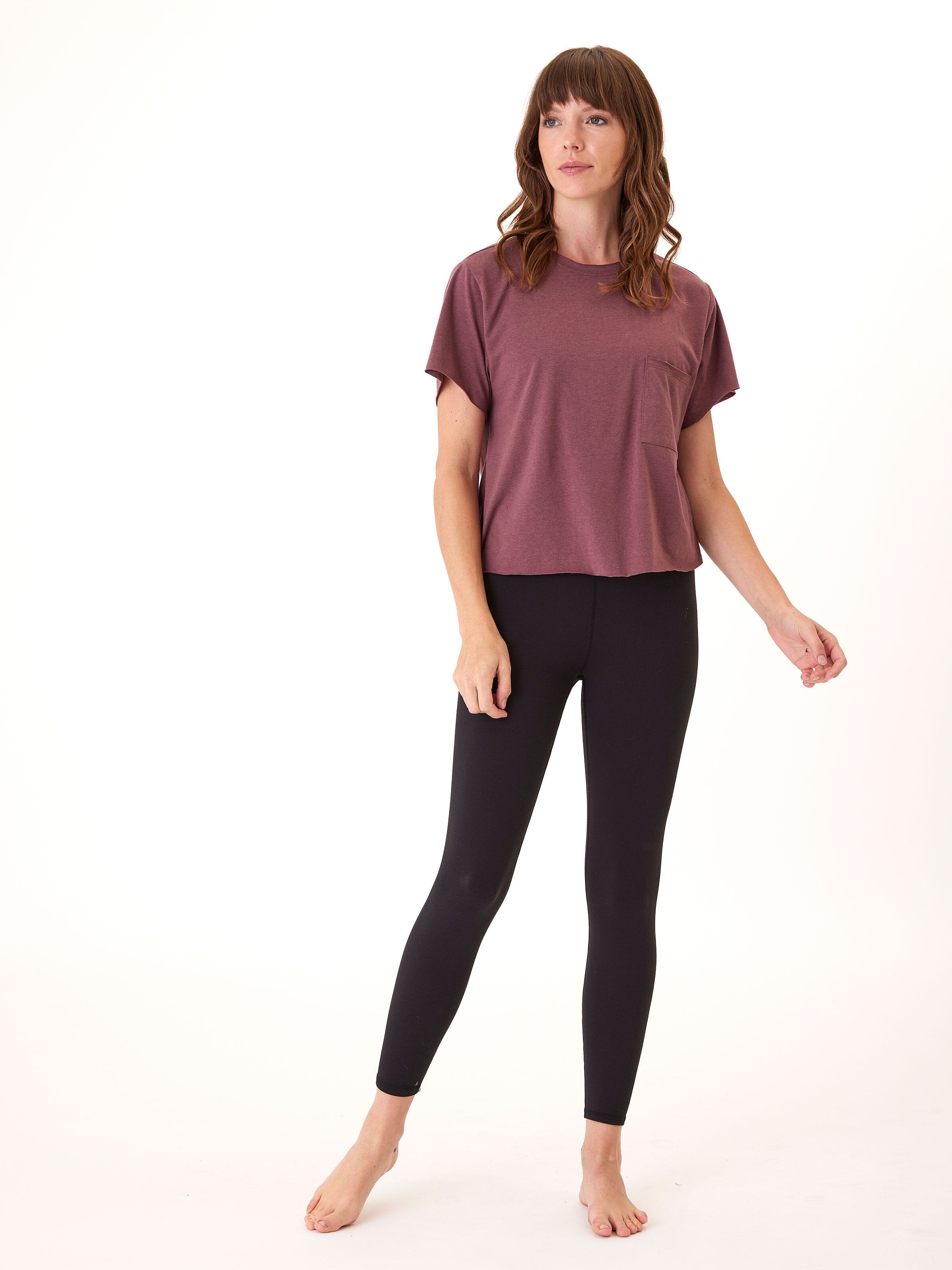 Maggie Organic Cotton Modal Triblend High-Waist T-Shirt