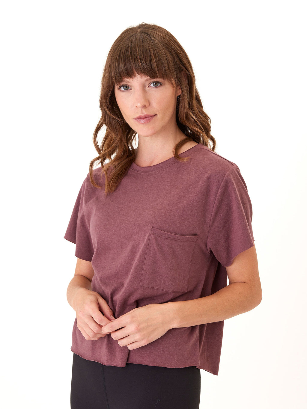 Maggie Organic Cotton Modal Triblend High-Waist T-Shirt