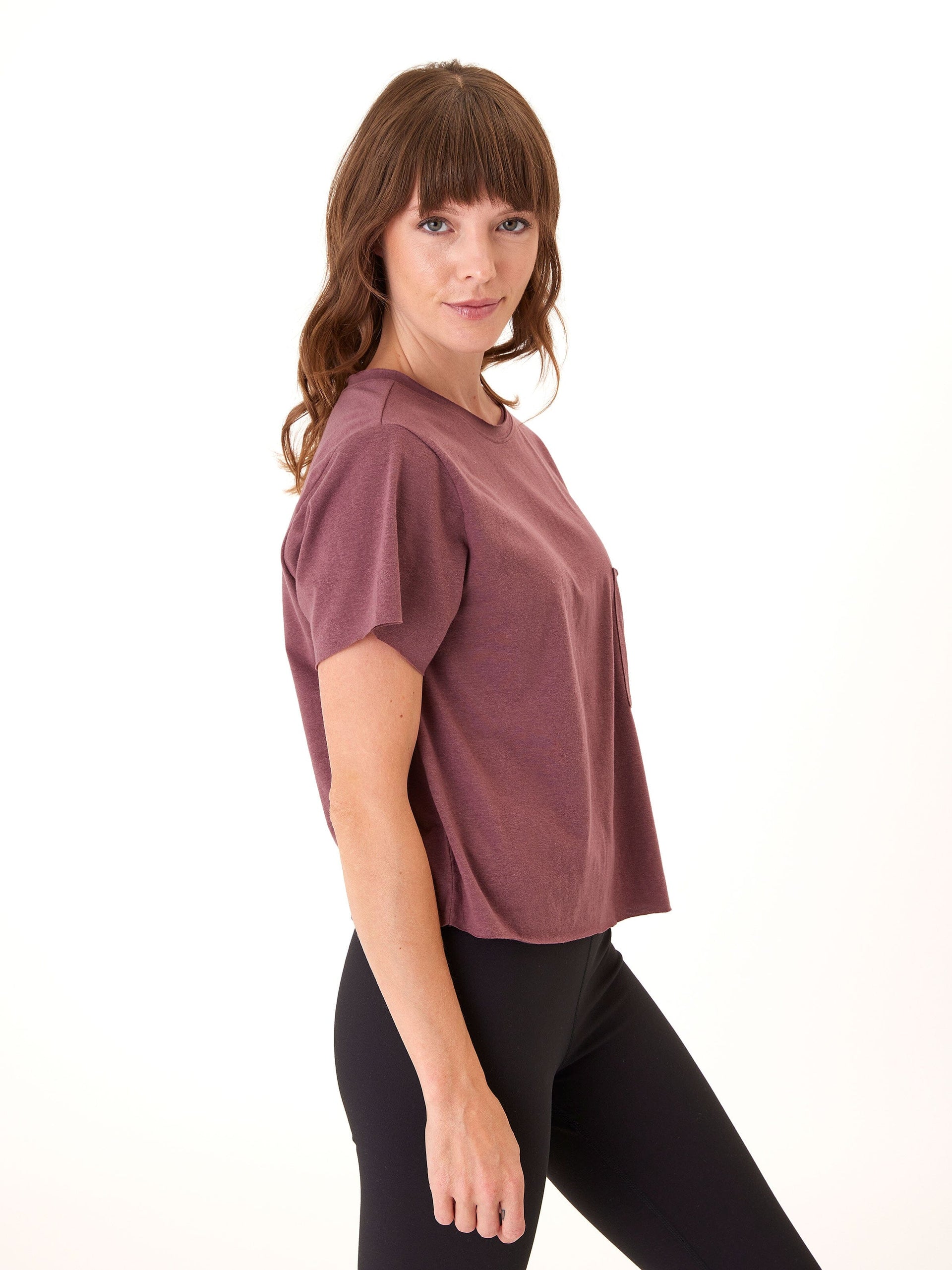 Maggie Organic Cotton Modal Triblend High-Waist T-Shirt