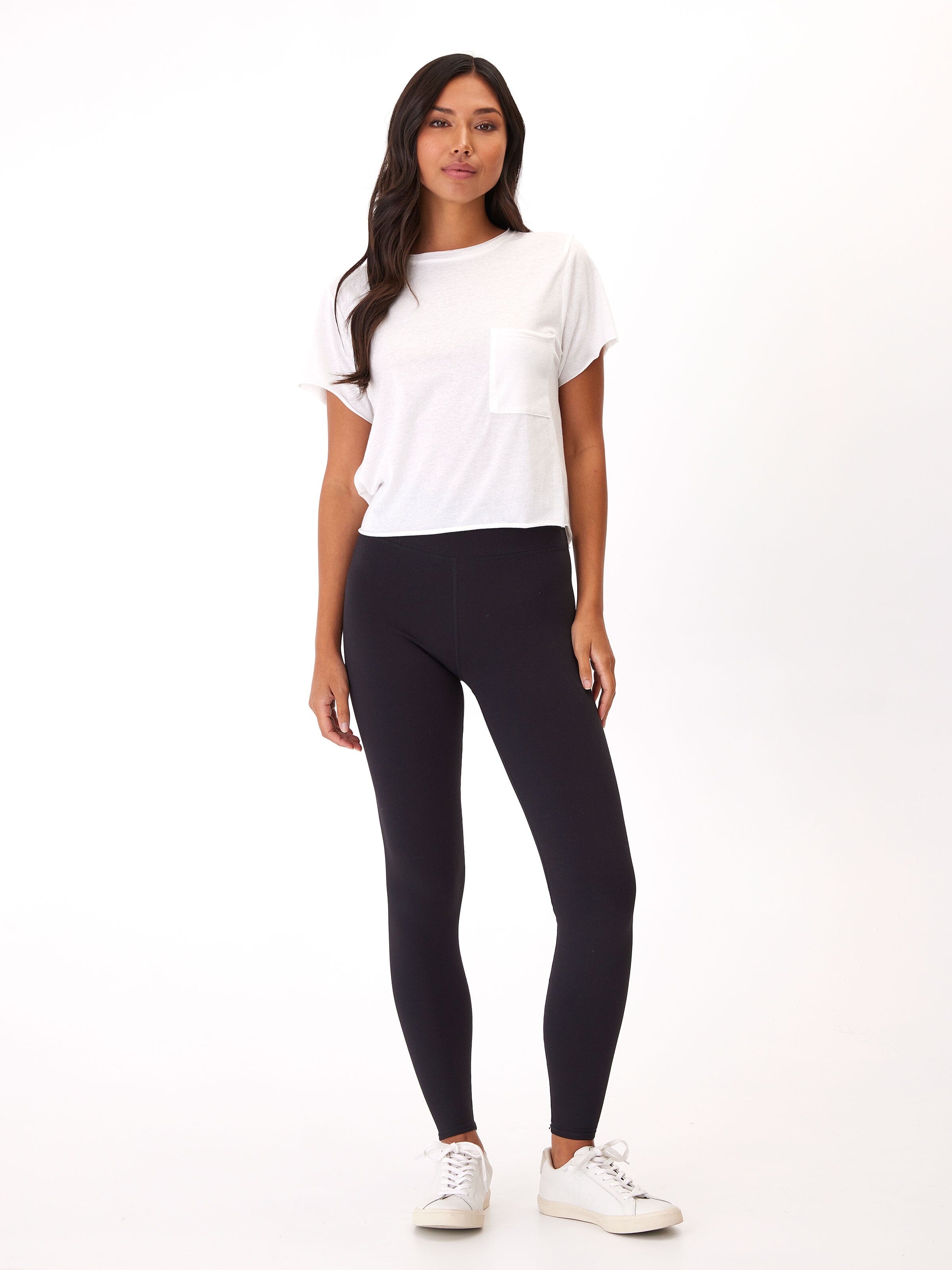 Maggie Organic Cotton & Modal Triblend Tee in White