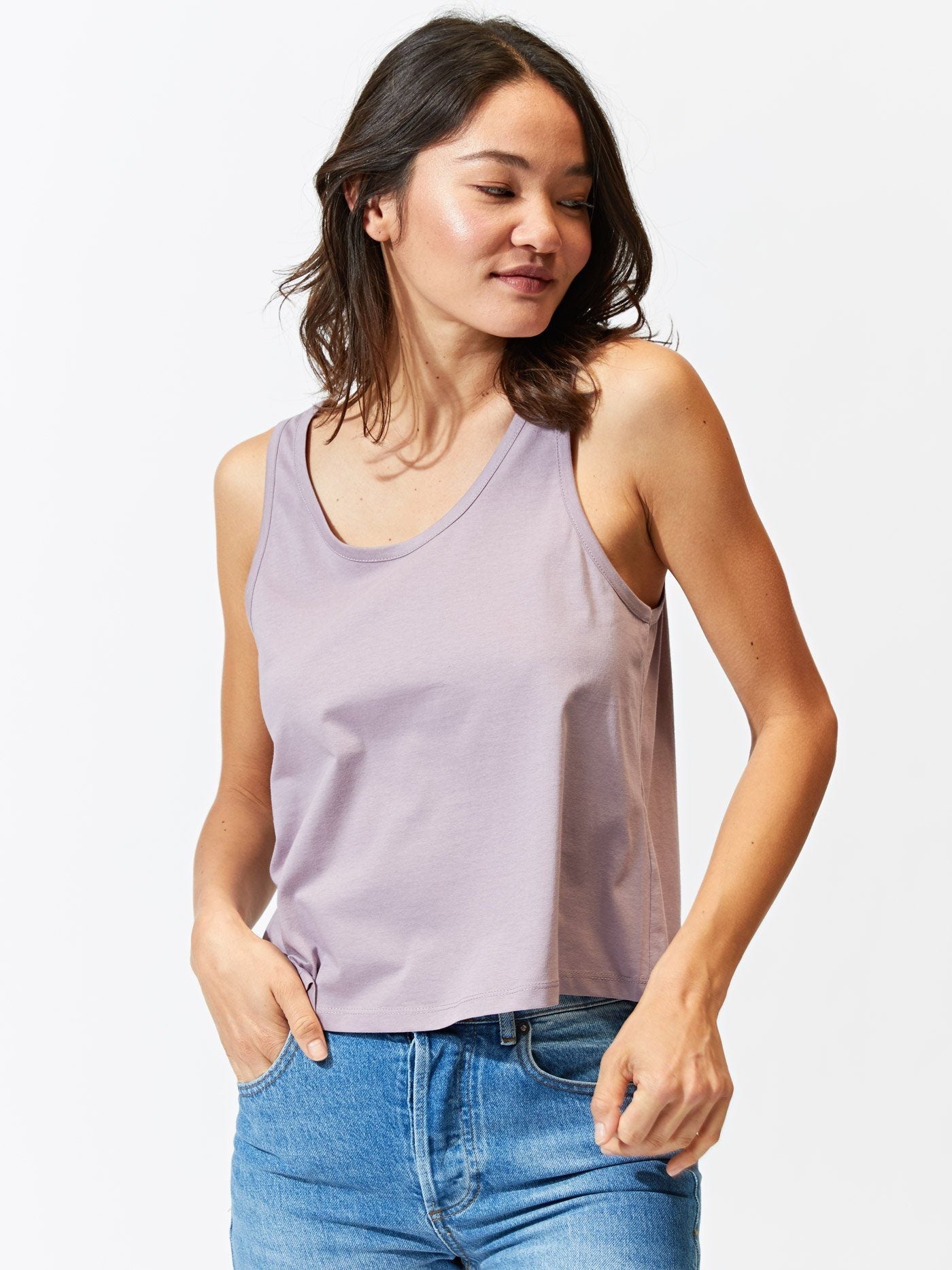 Invincible Flow Tank in Lavender and Muted Purple