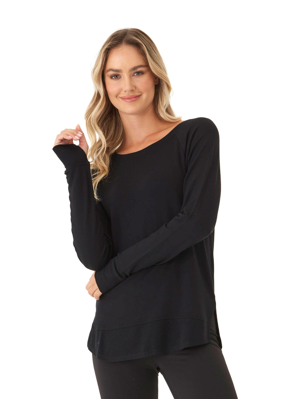 Leelu Feather Fleece Raglan Pullover