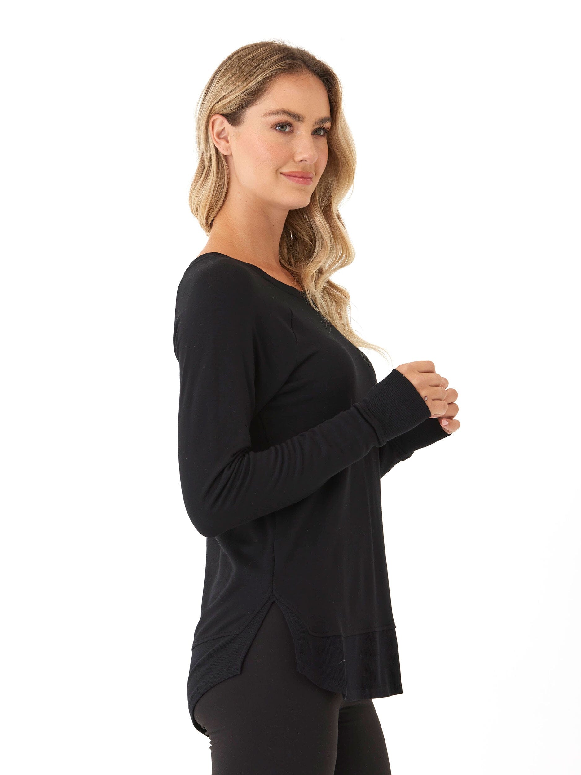 Leelu Feather Fleece Raglan Pullover