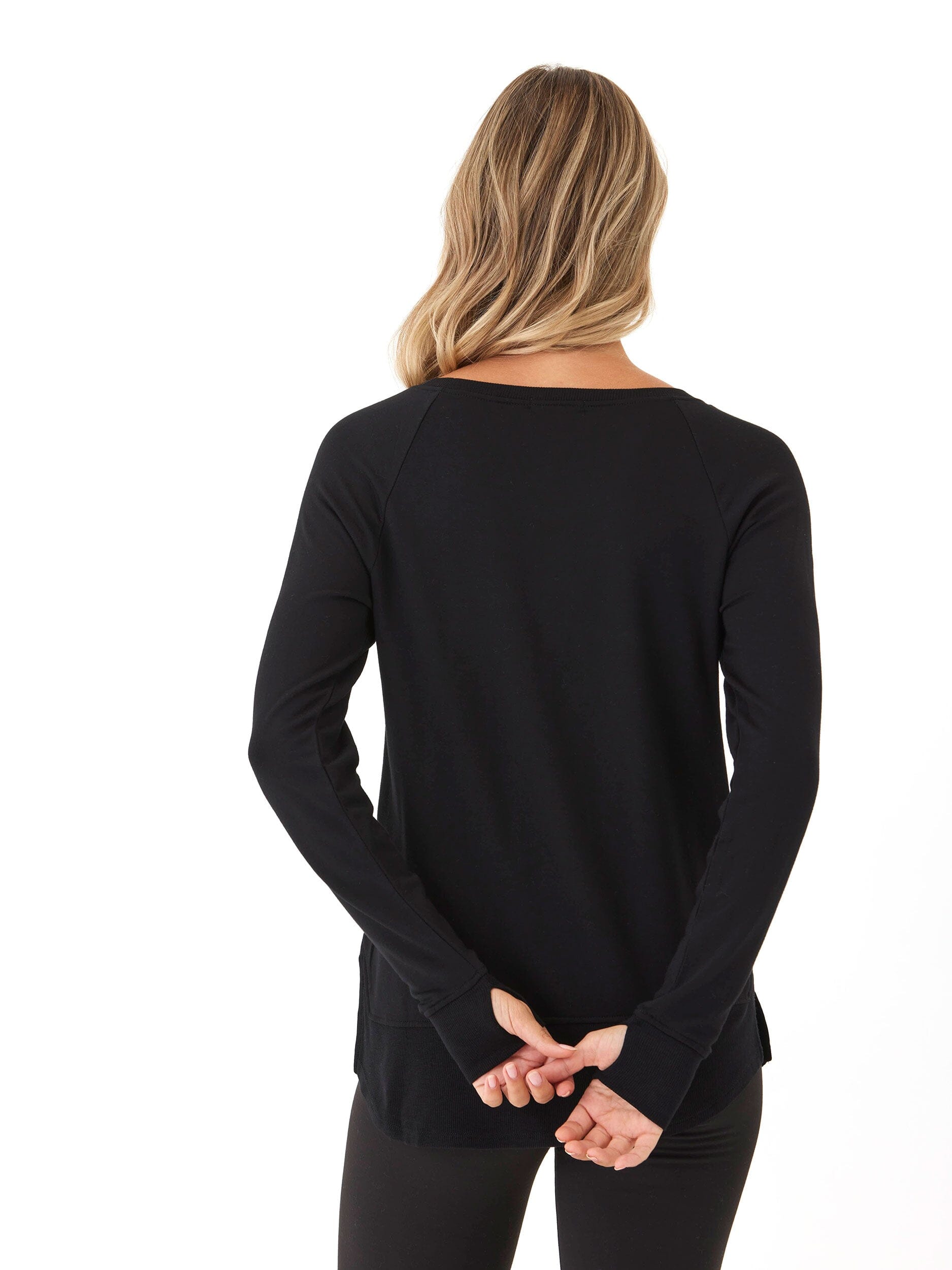 Leelu Feather Fleece Raglan Pullover