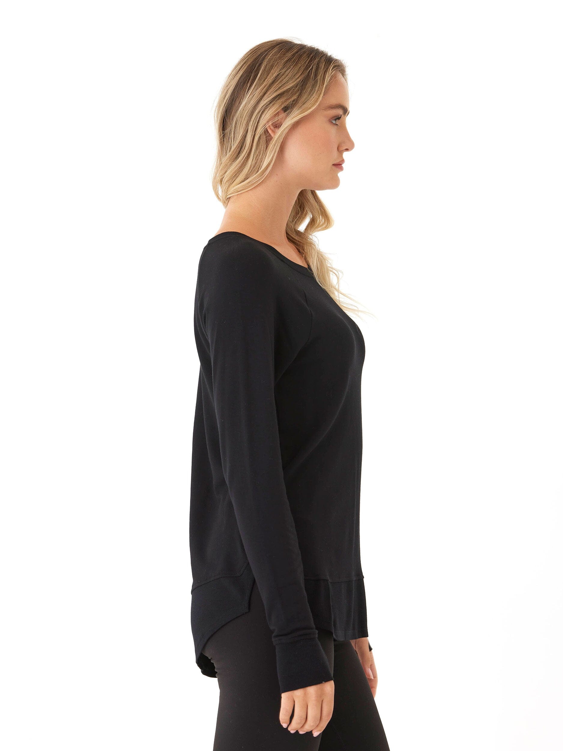 Leelu Feather Fleece Raglan Pullover