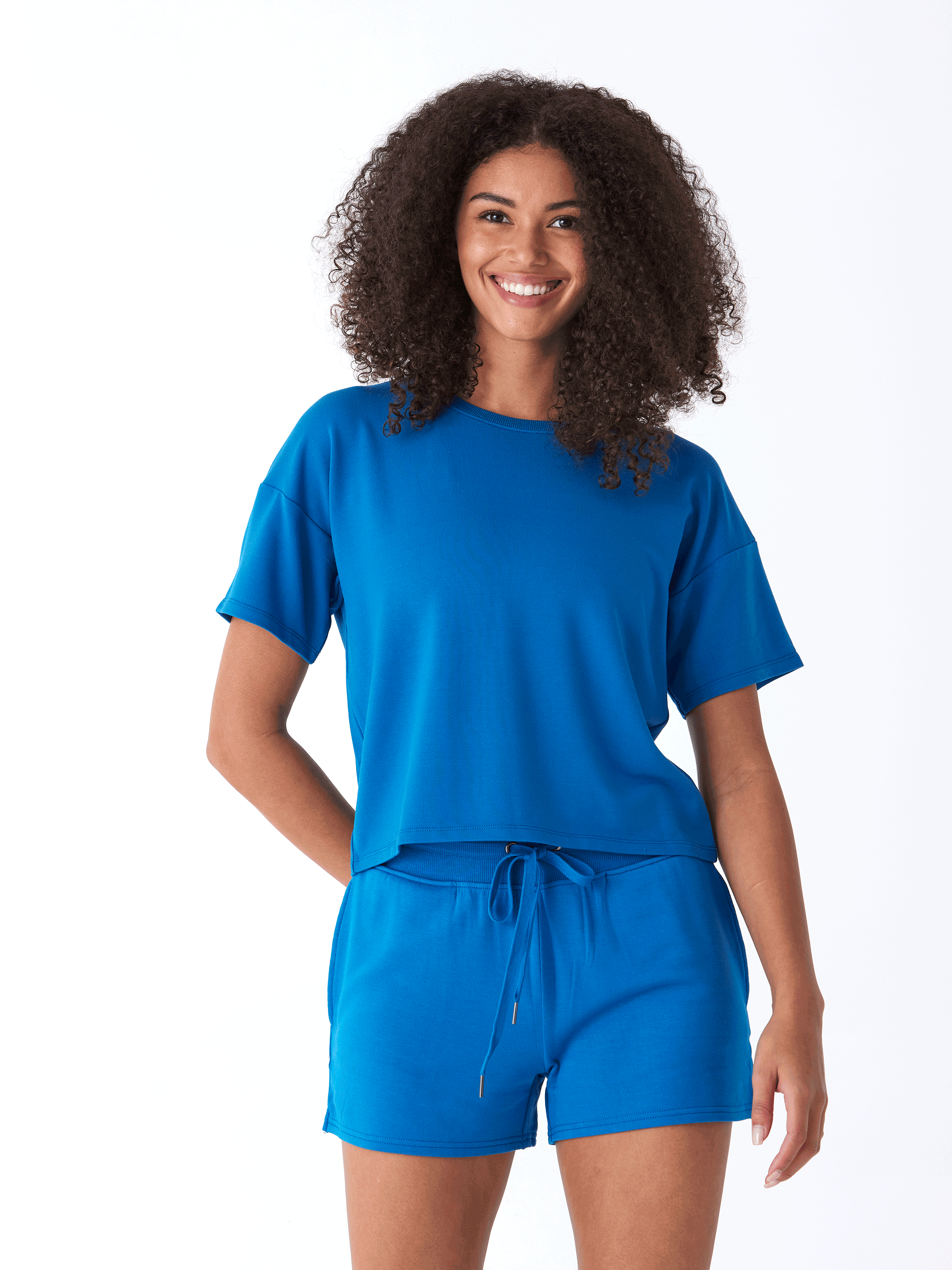 Core Modal Terry Crew Neck Tee