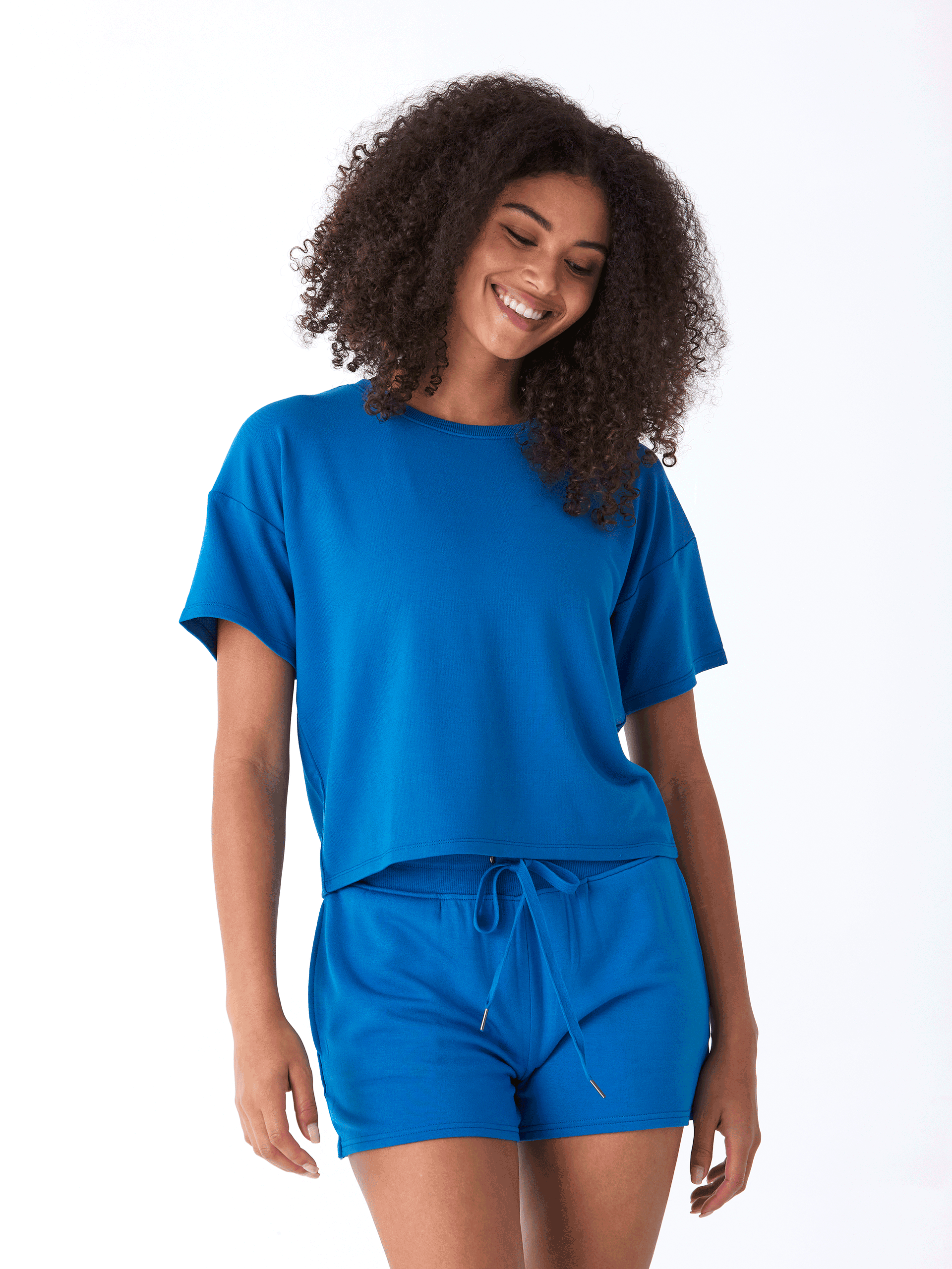 Core Modal Terry Crew Neck Tee