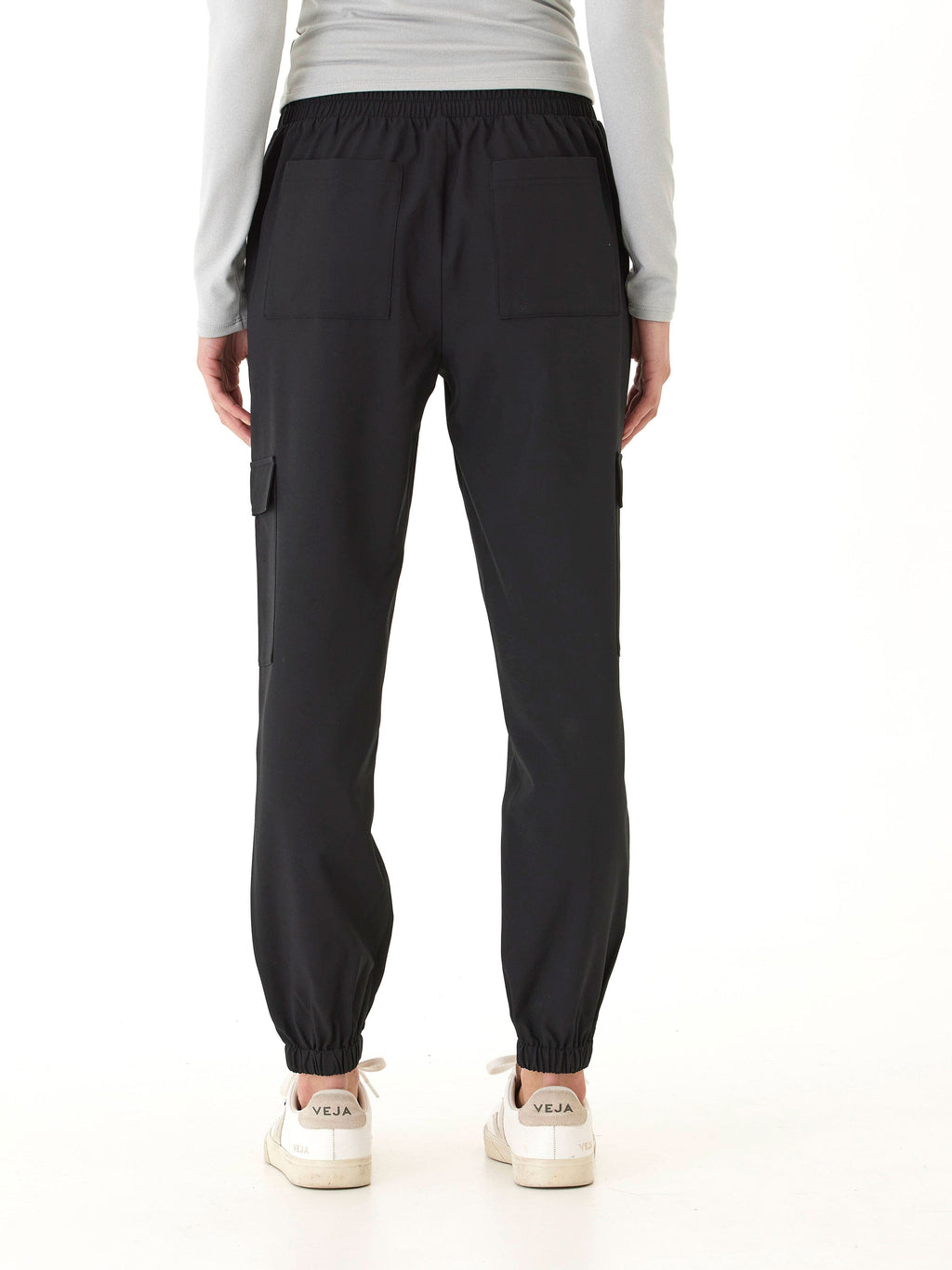 Sallie Essential Eco Woven Jogger with Utility Cargo Pockets