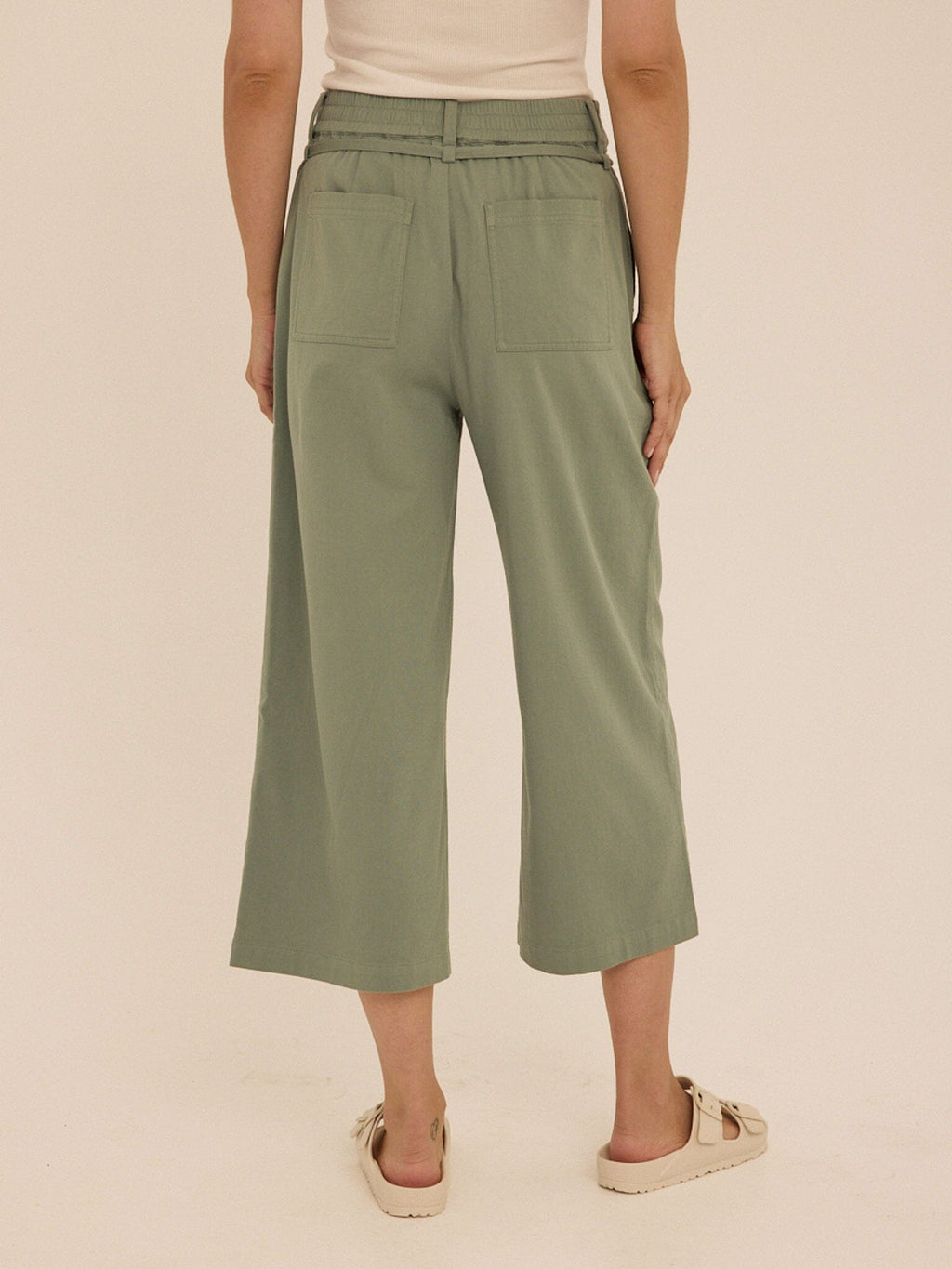 Bemmie Stretch Twill Relaxed Capri Pant