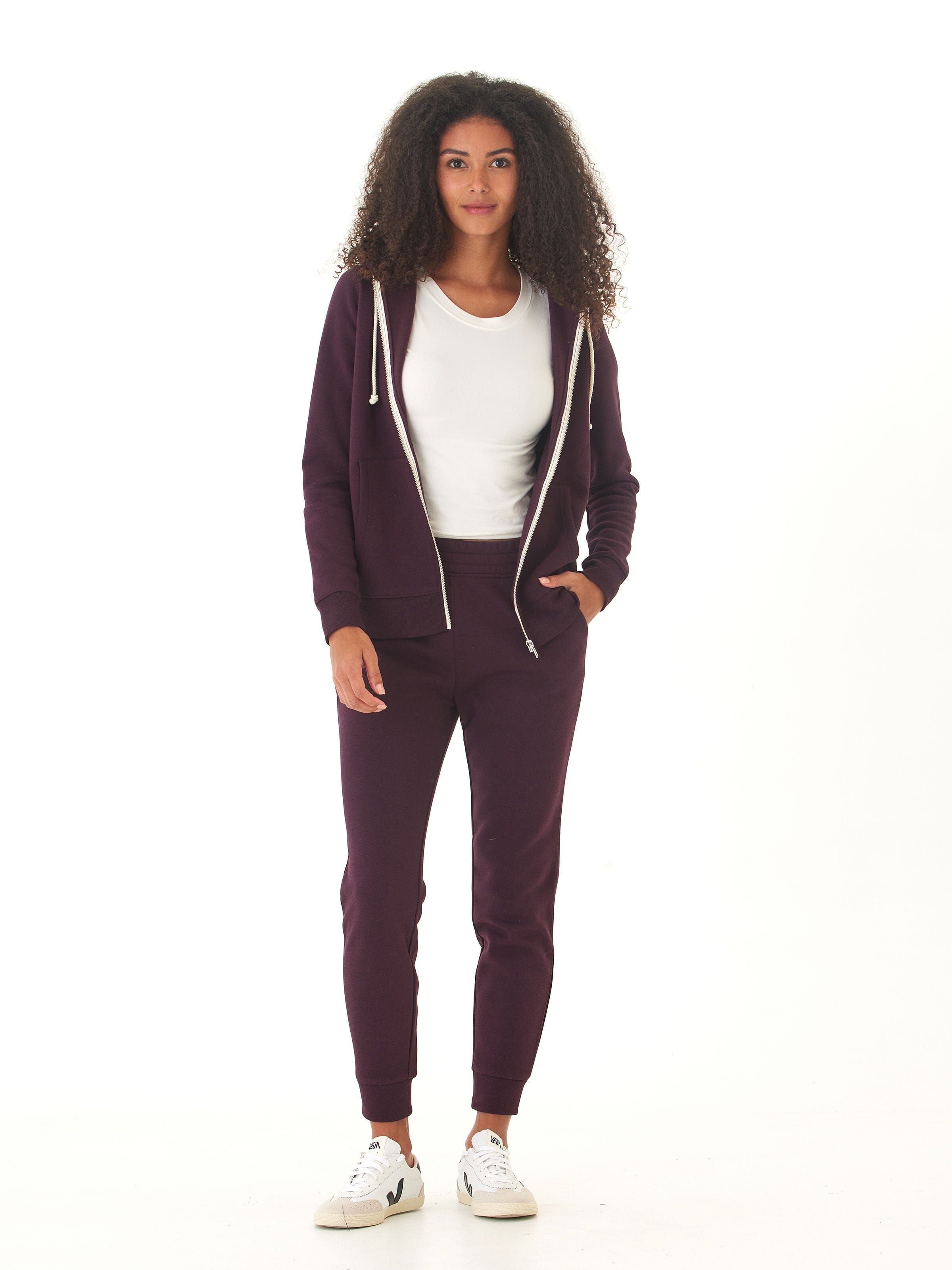Women's Rowena Triblend Fleece Jogger, High-Rise Relaxed Ankle Pant