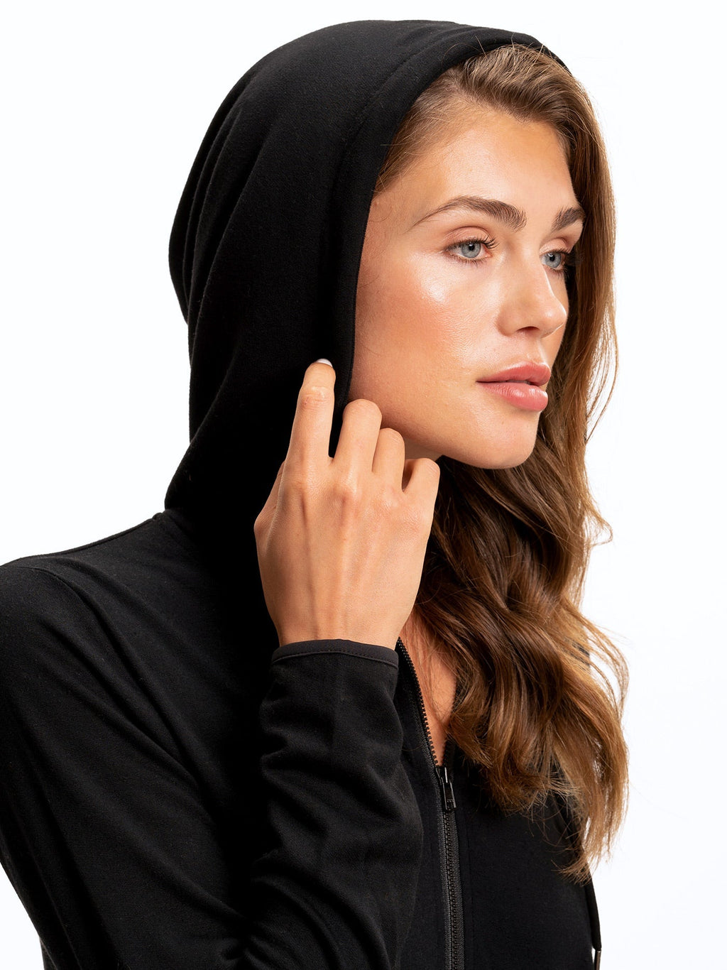Kyanna FeatherLoop Half Zip Hoodie
