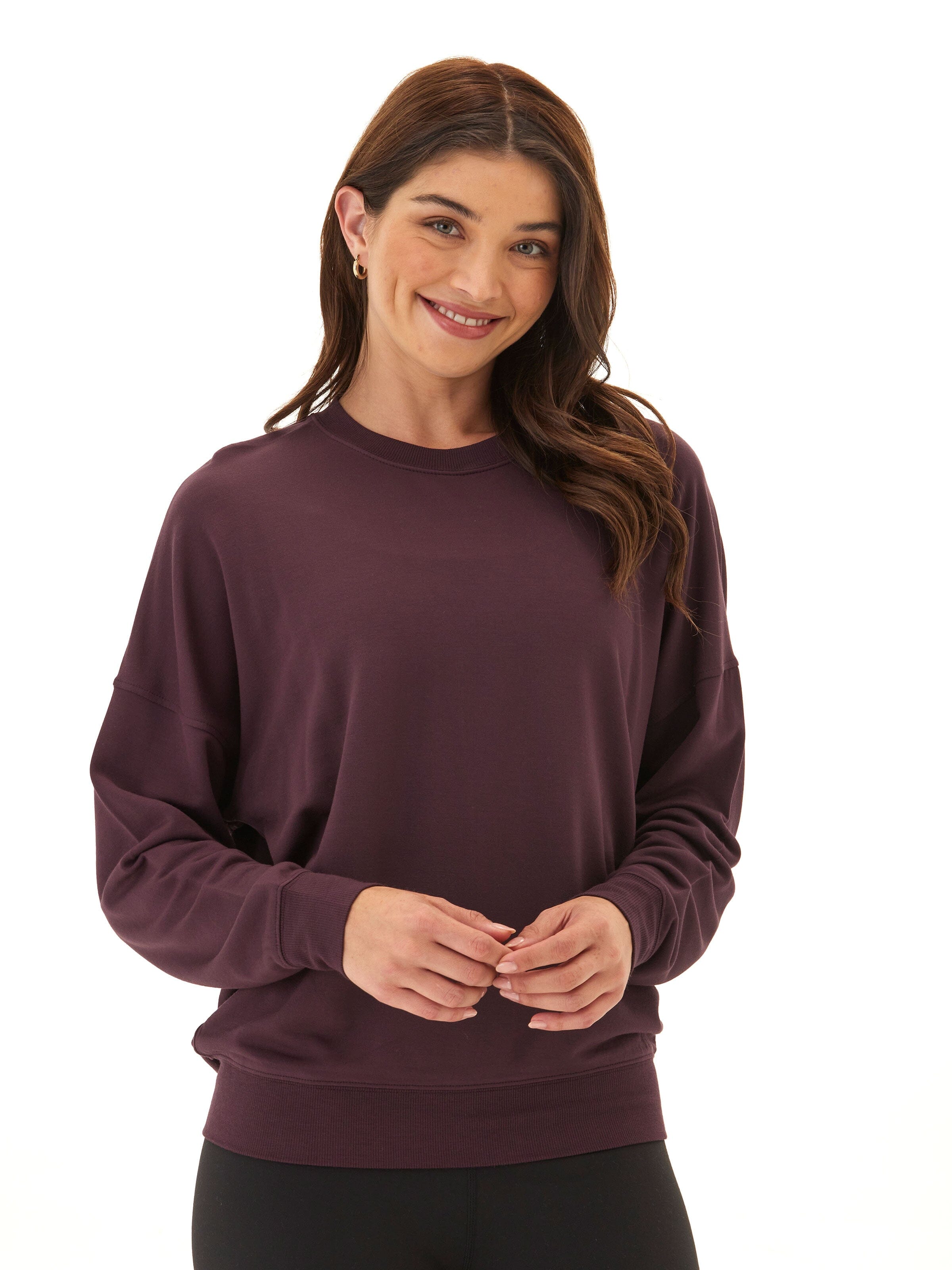 Core Feather Fleece Sweatshirt: Minimalist Sporty Pullover