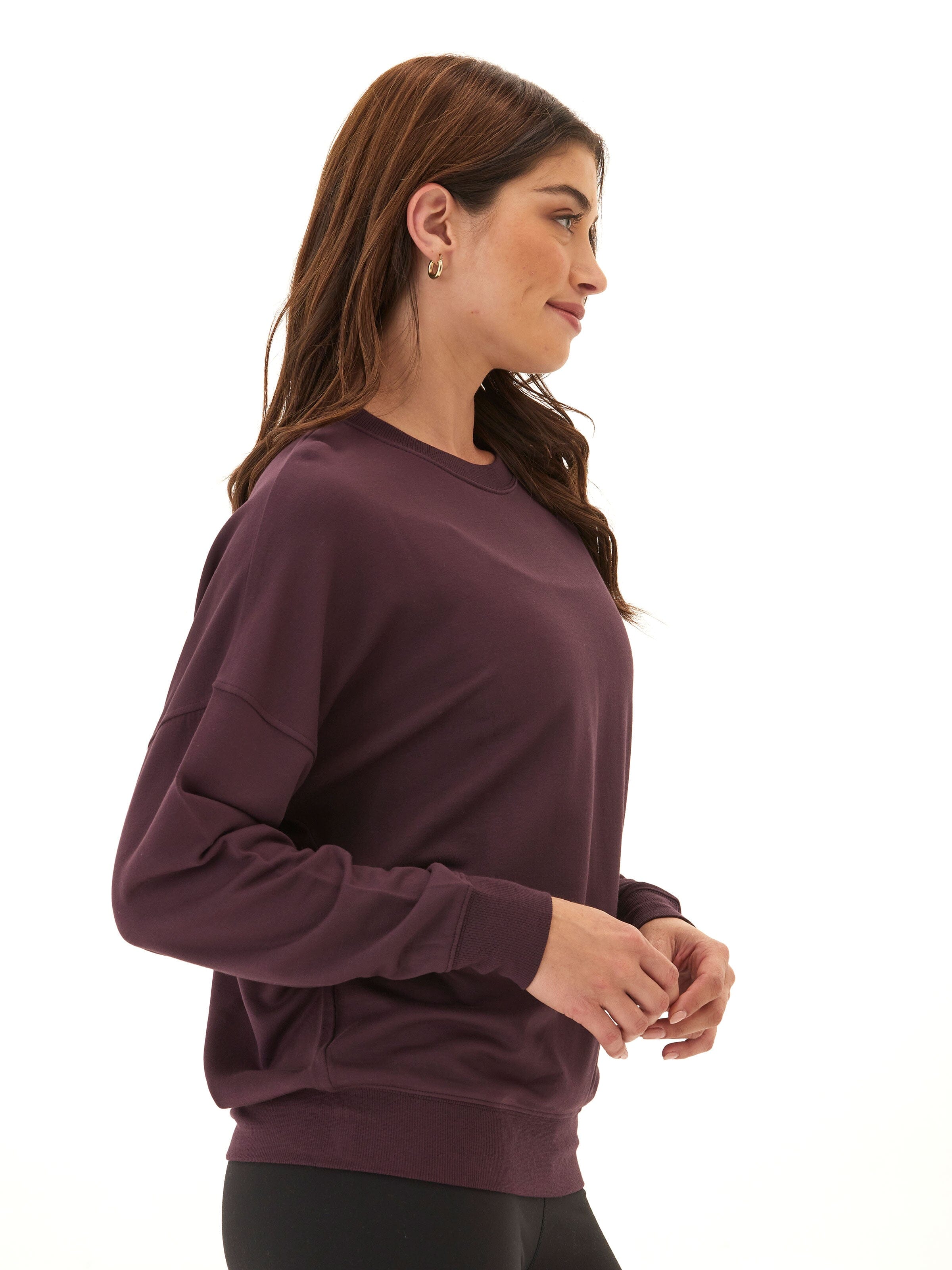 Core Feather Fleece Sweatshirt: Minimalist Sporty Pullover