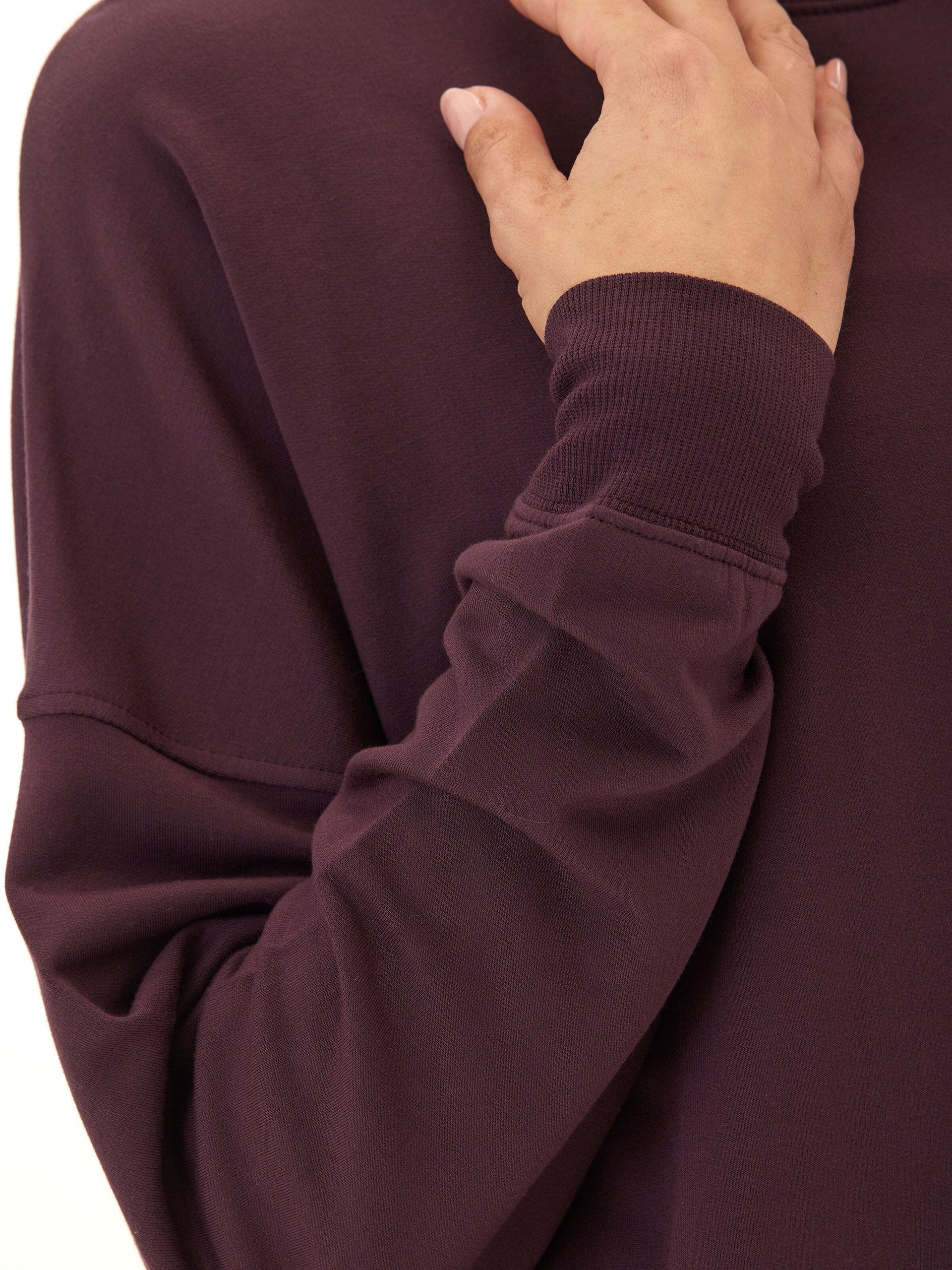 Core Feather Fleece Sweatshirt: Minimalist Sporty Pullover