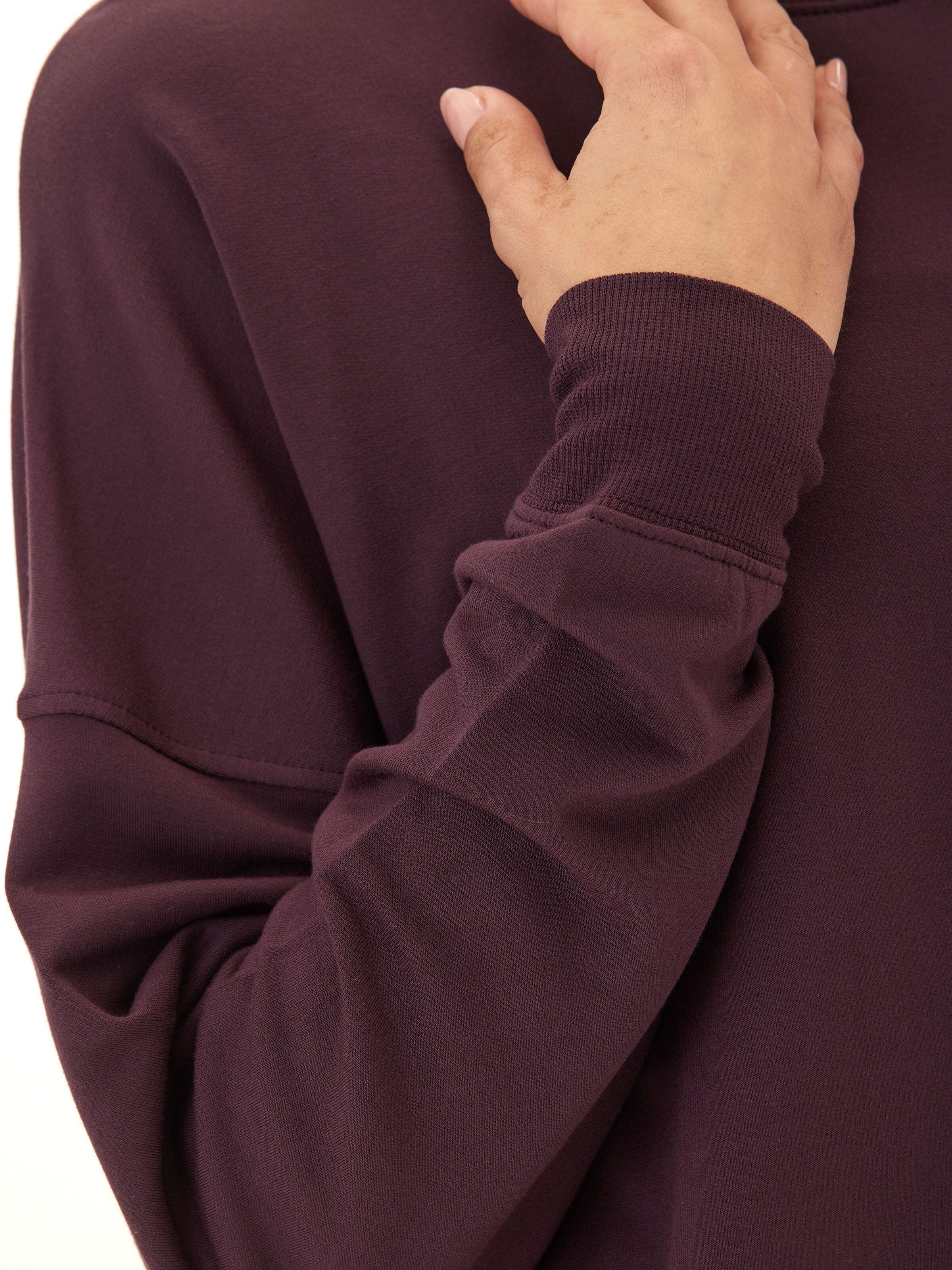 Core Feather Fleece Sweatshirt: Minimalist Sporty Pullover
