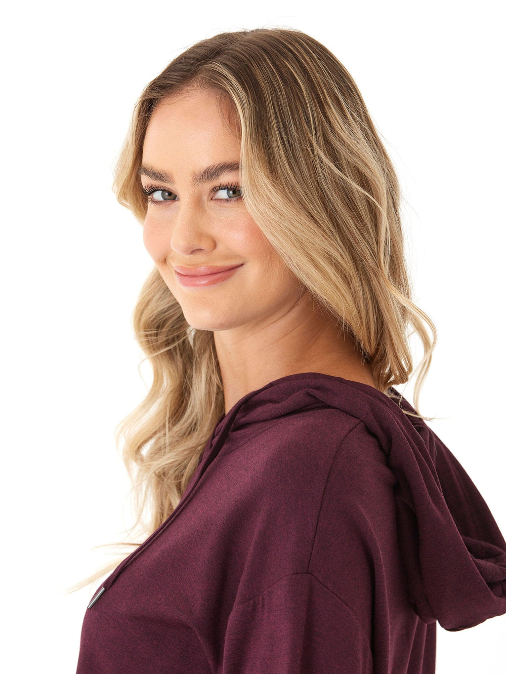 Madge Feather Fleece Pullover Hoodie for Women