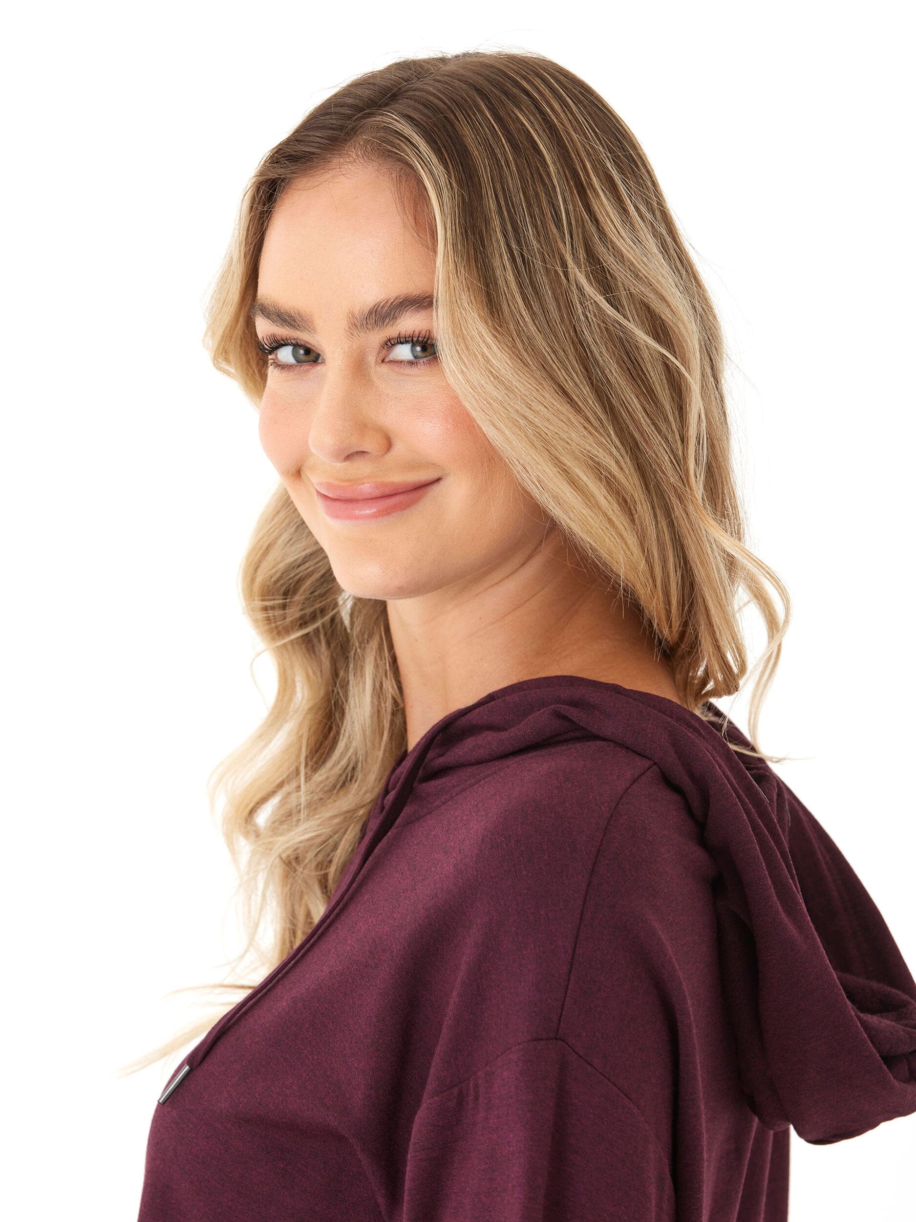 Madge Feather Fleece Pullover Hoodie for Women