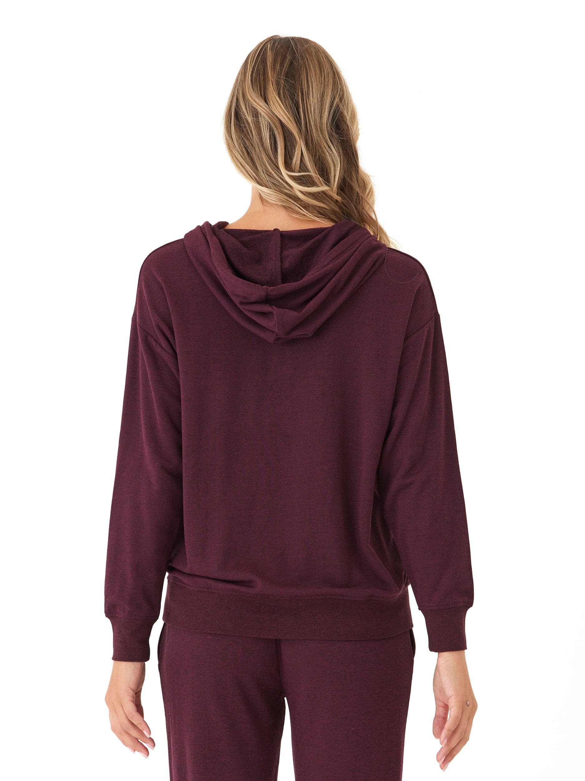 Madge Feather Fleece Pullover Hoodie for Women