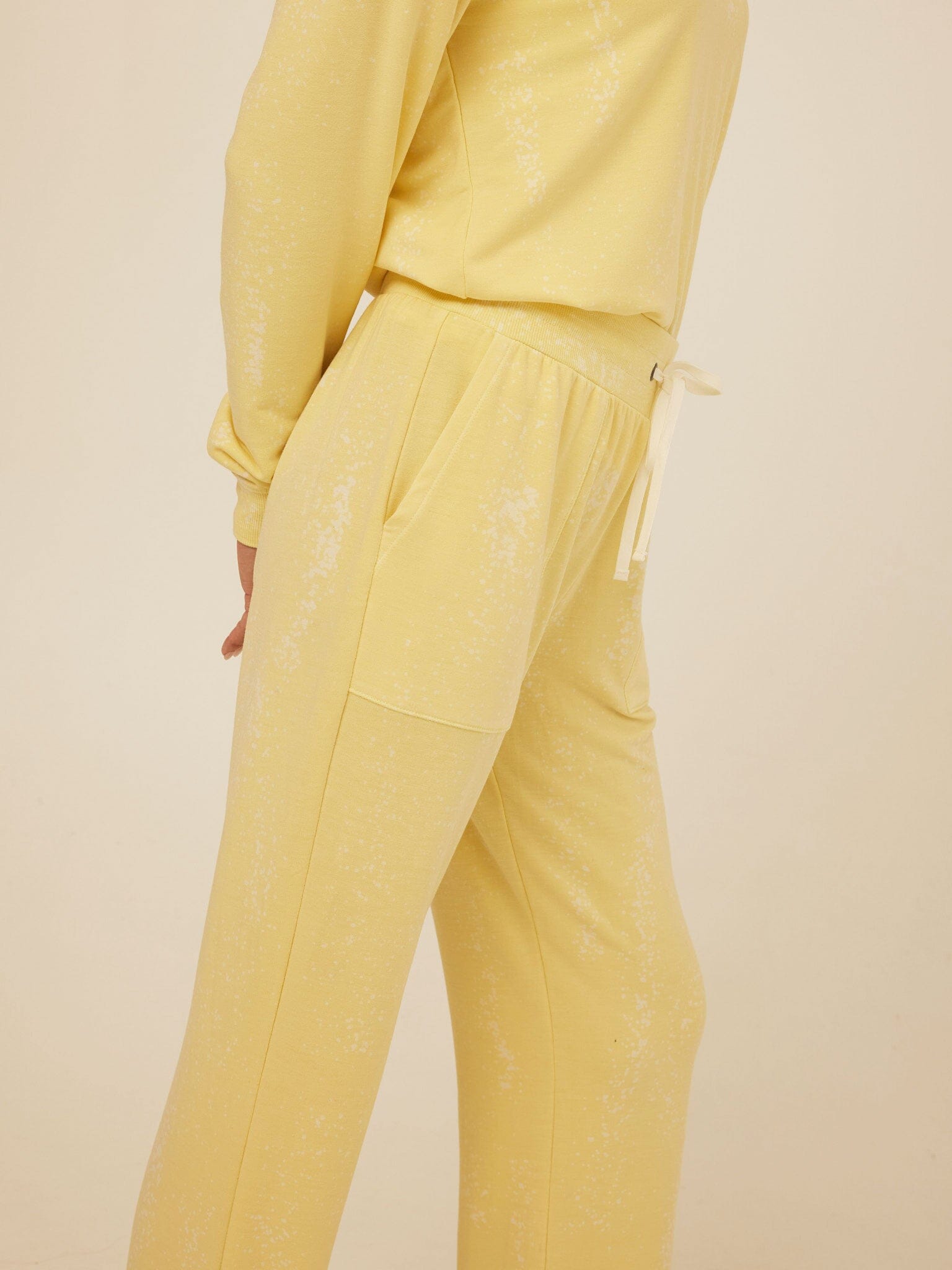 Theresa Spray Wash Modal Terry Straight Leg Pant