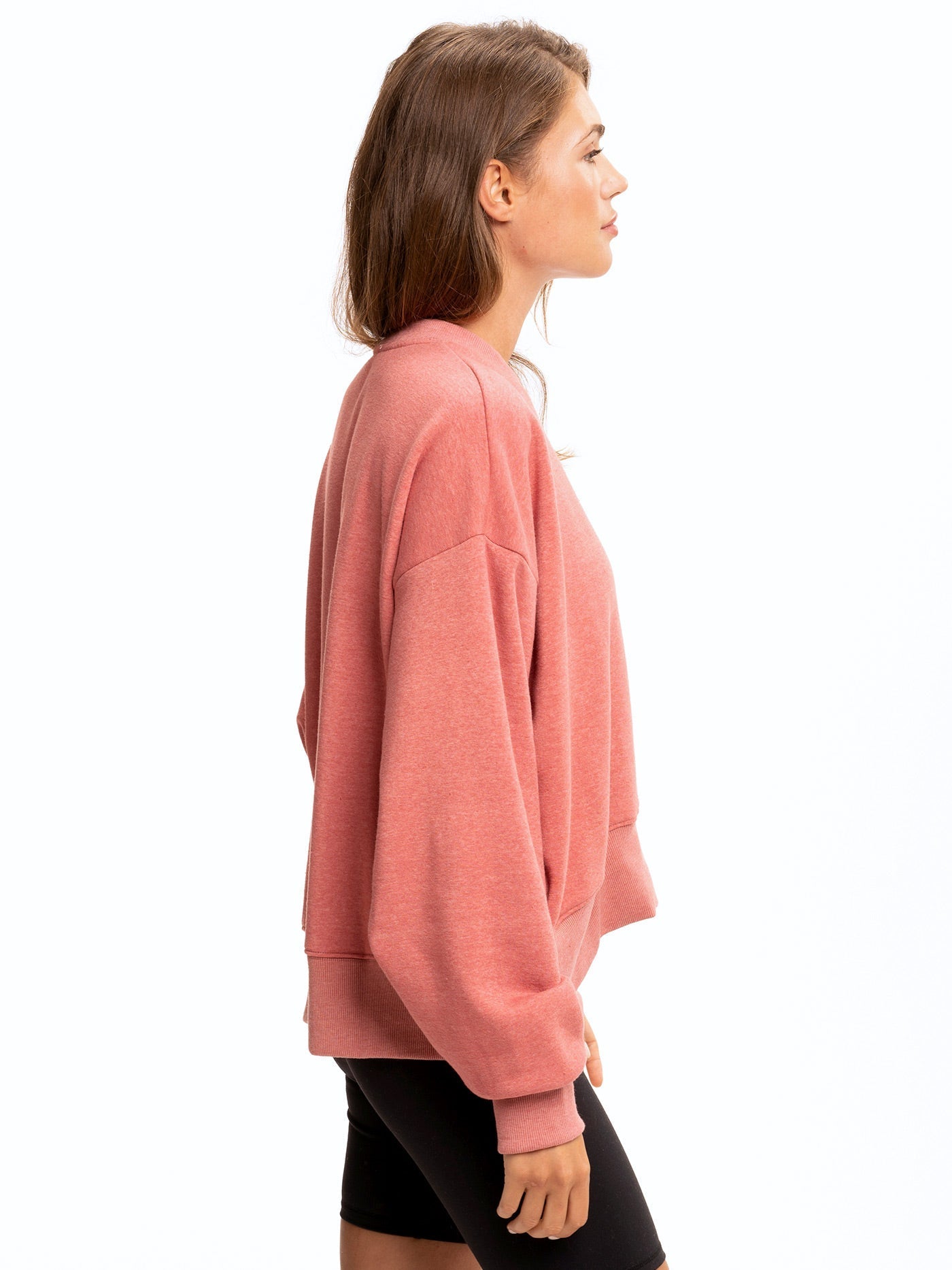Naia Triblend Fleece Crop Pullover – Ultra Soft Oversized Sweatshirt