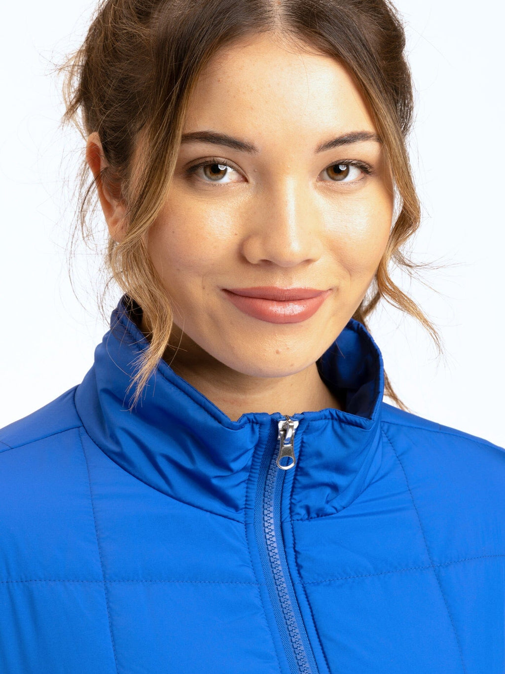 Athene Women's Packable Puffer Jacket in Royal Blue - Regular Fit