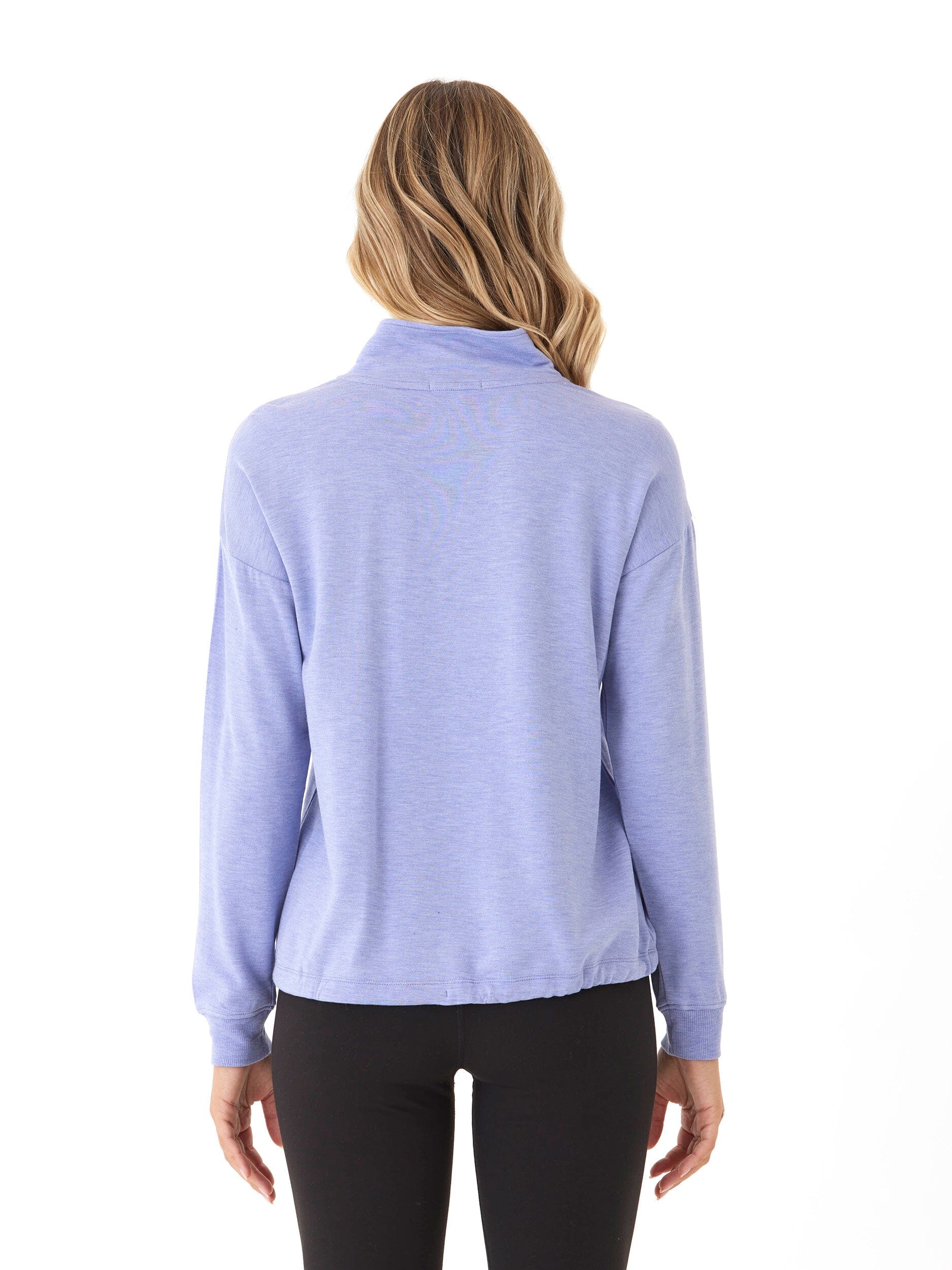 Nyla Feather Fleece Half Zip Pullover