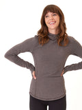 Linnaea Luxe Jersey Fitted Hoodie in a flattering silhouette with thumbholes