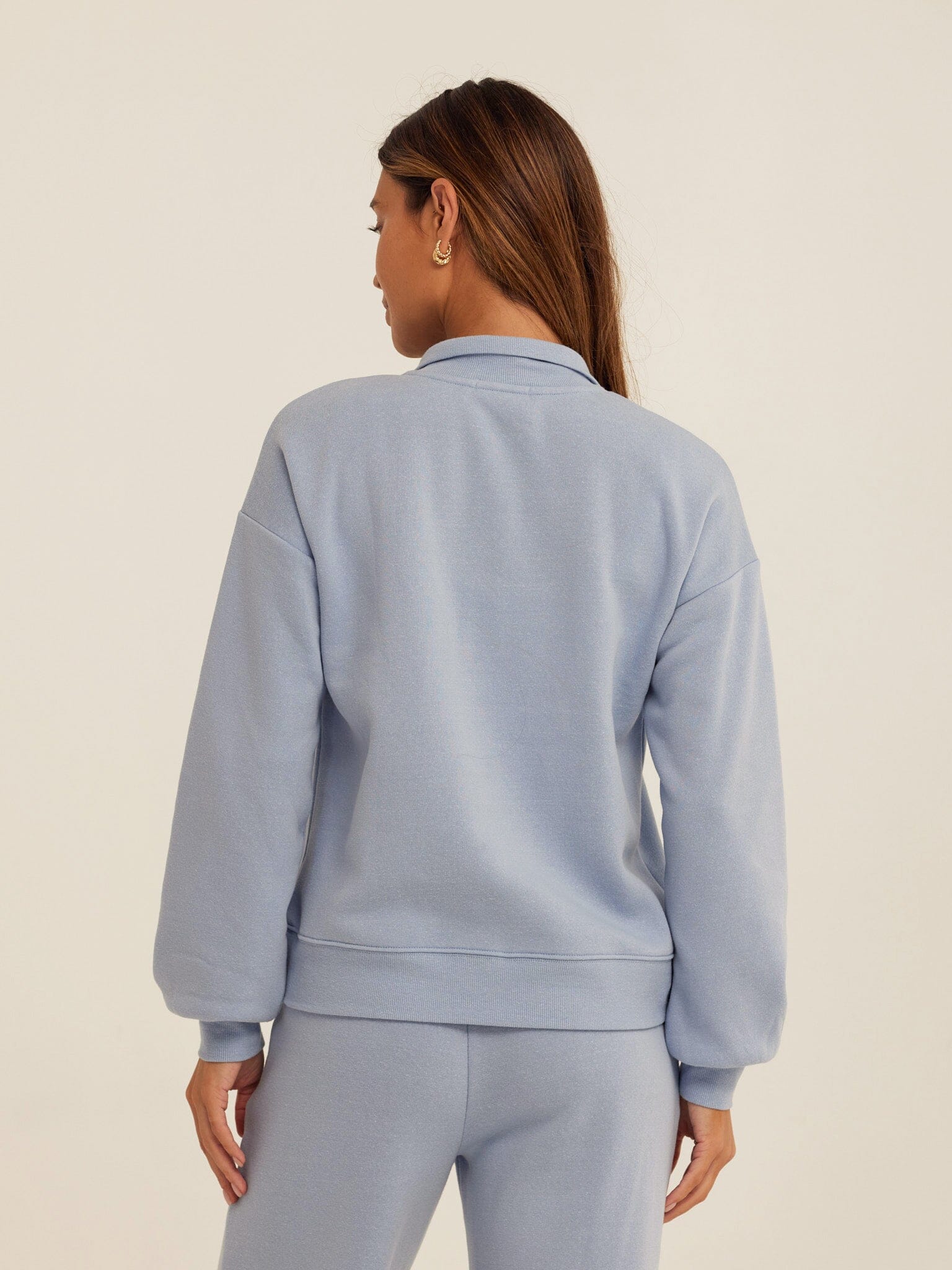 Constance Triblend Fleece Half Zip Pullover for Women