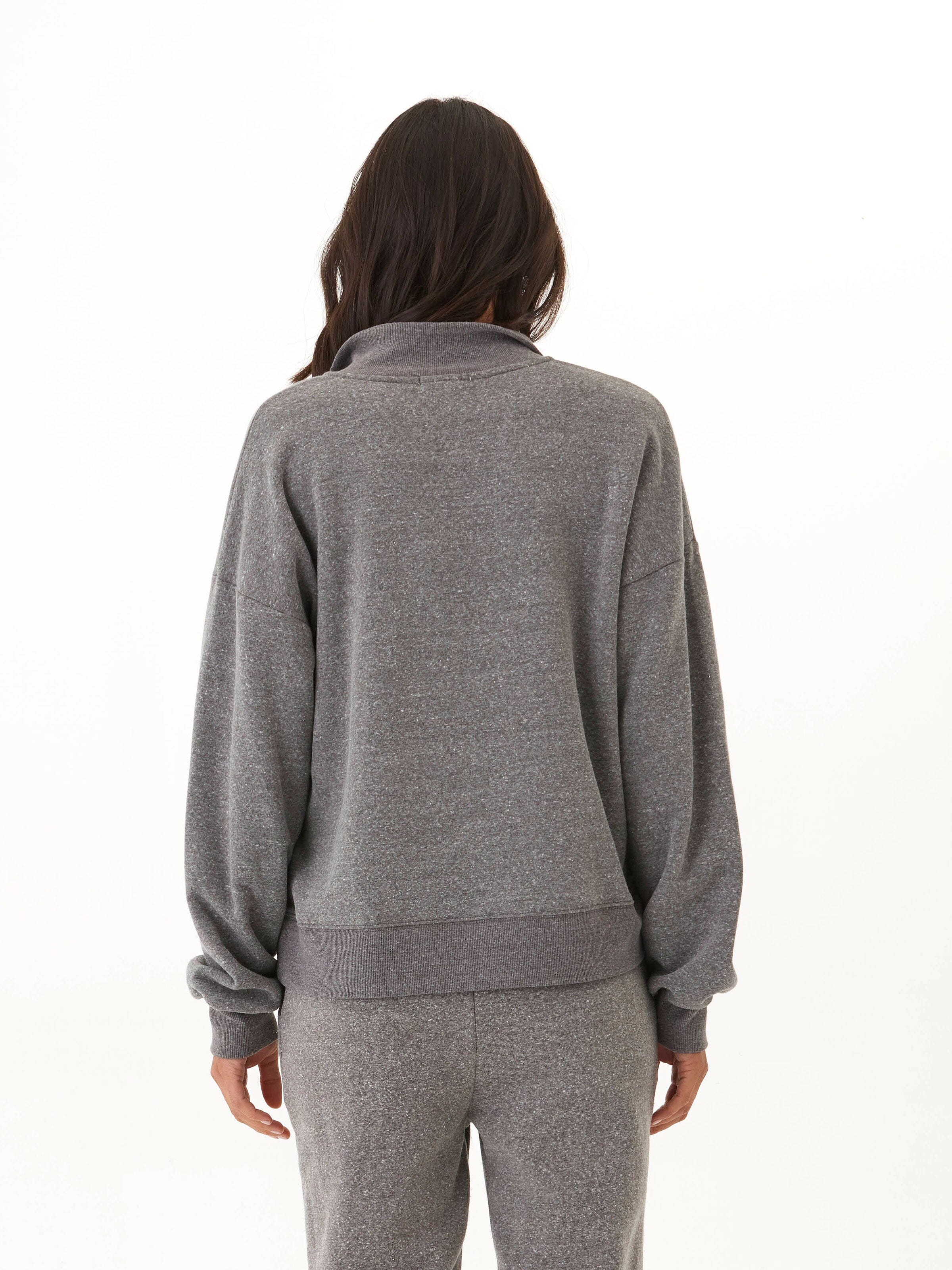 Constance Triblend Fleece Half Zip Pullover for Cozy Layering