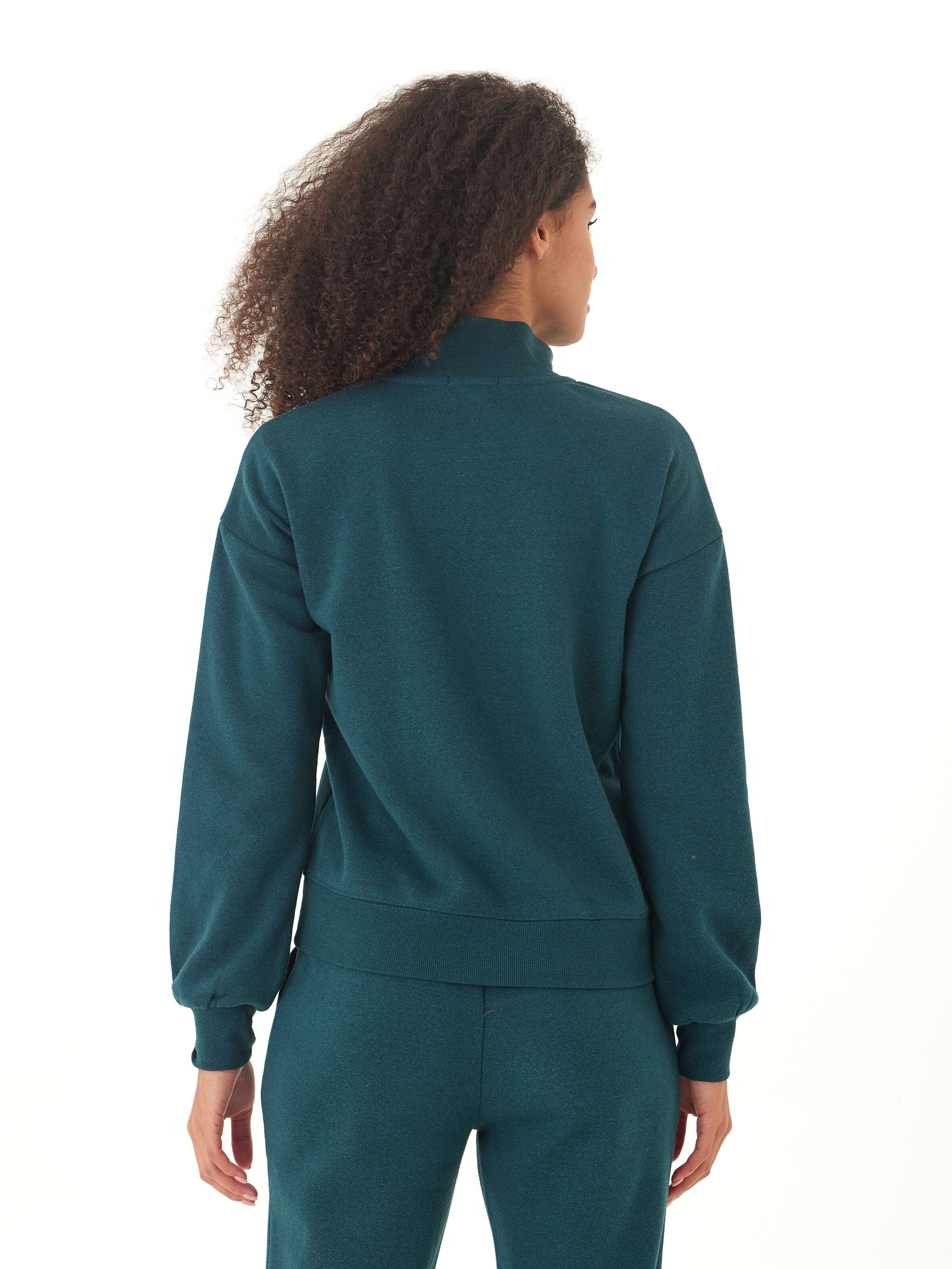 Constance Triblend Fleece Half Zip Pullover for Women