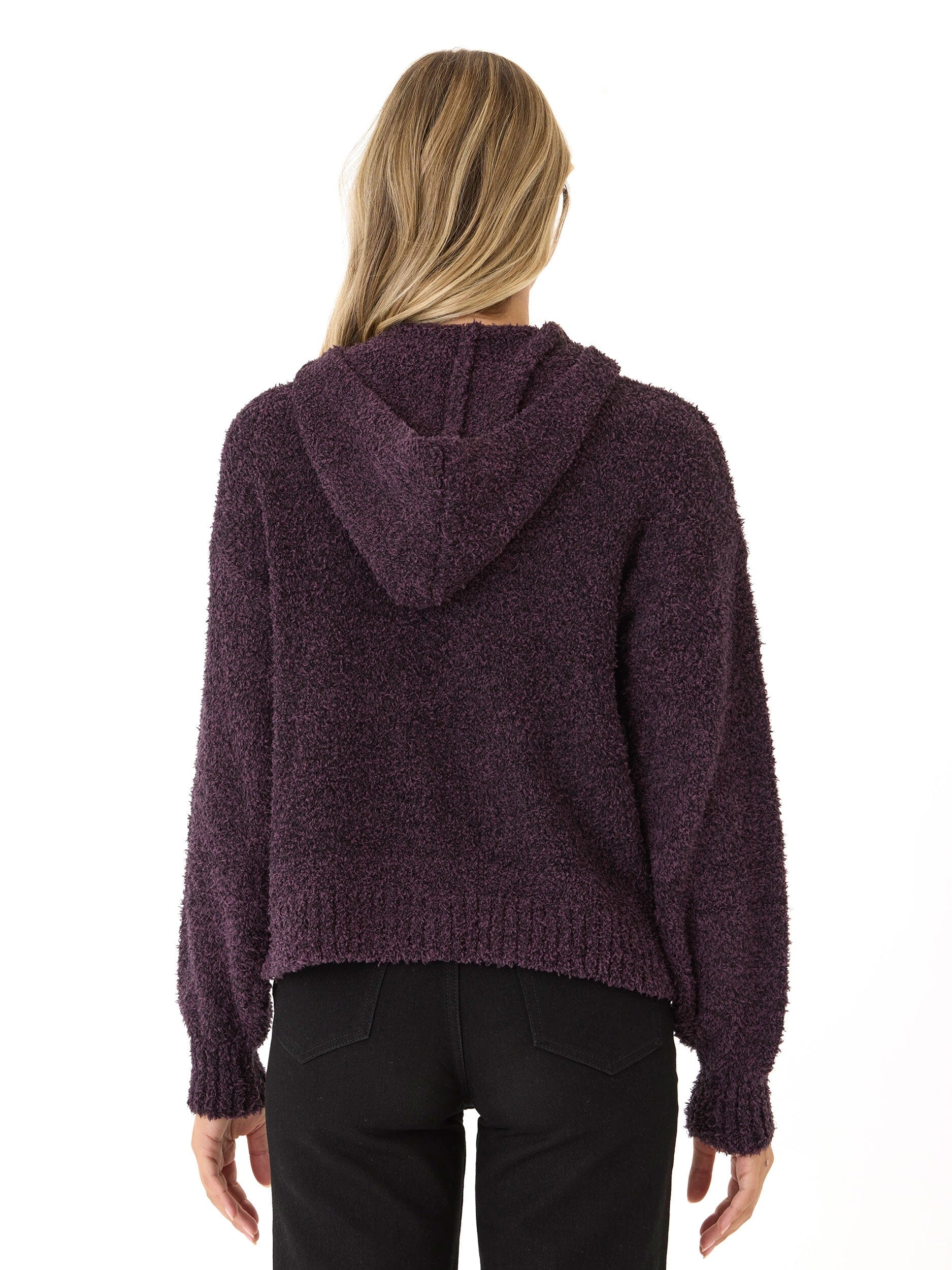 Tanisha Boucle Henley Hoodie