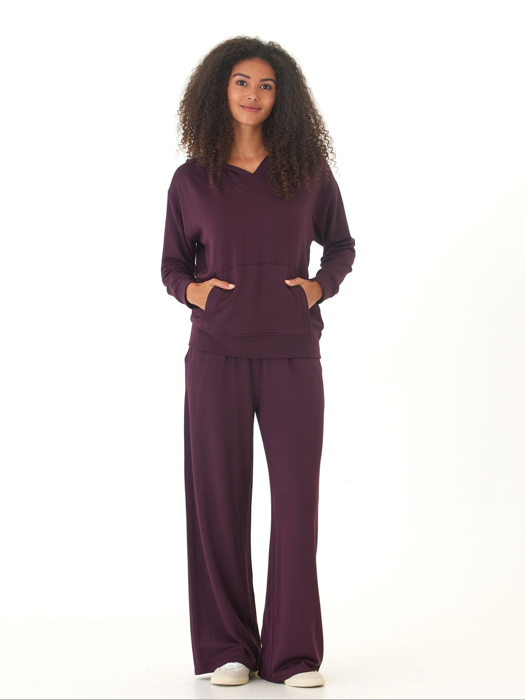 Raya Feather Fleece Pullover Hoodie for Women