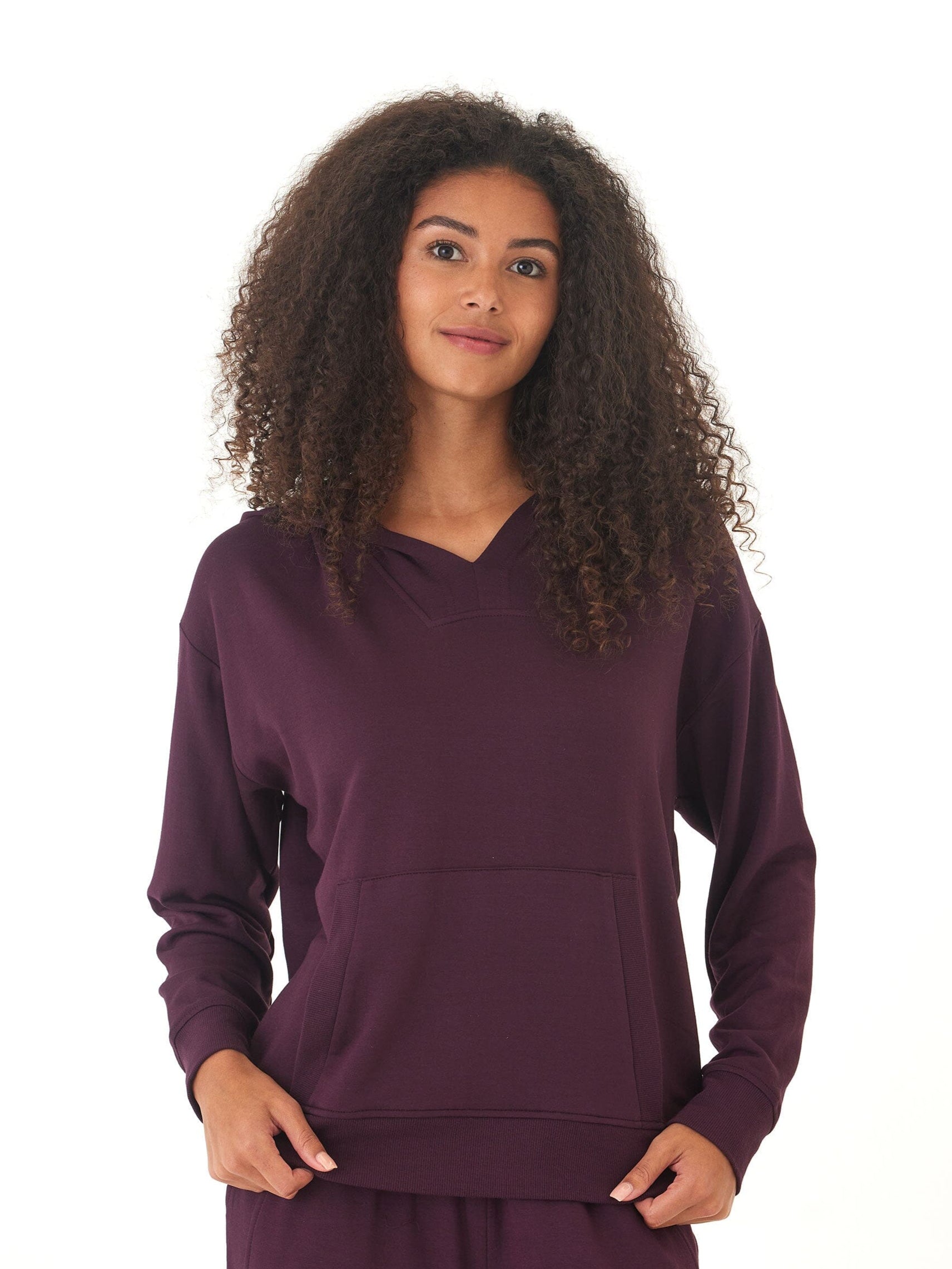 Raya Feather Fleece Pullover Hoodie for Women