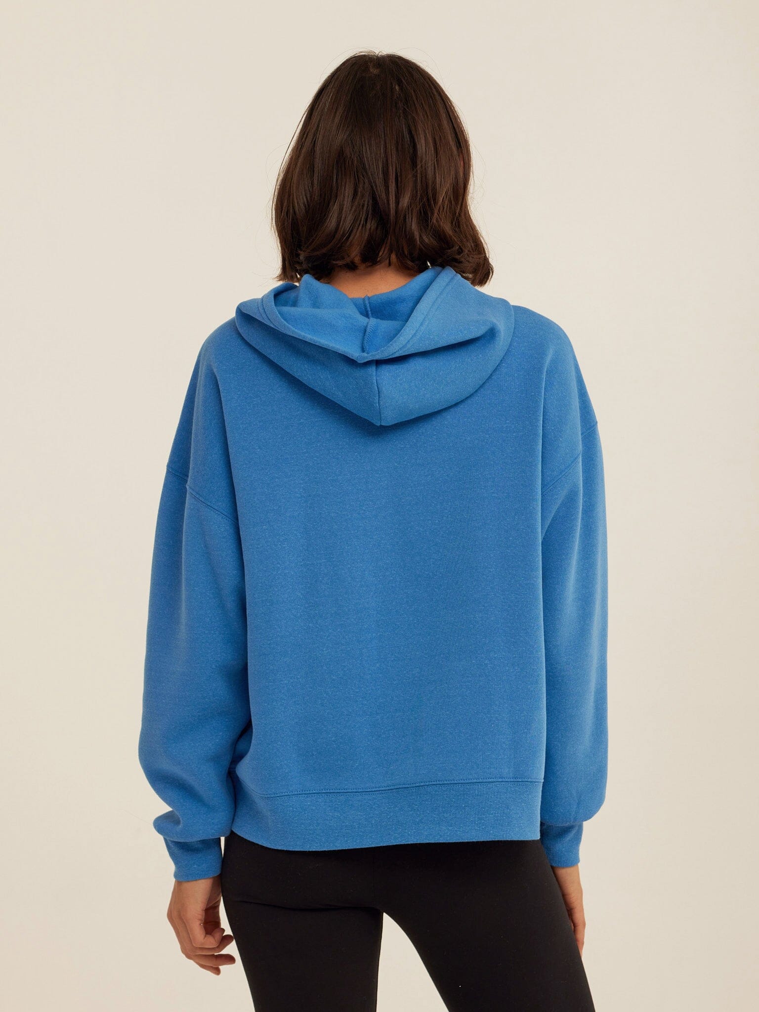 Marcellina Women's Triblend Fleece Pullover Hoodie in Blue