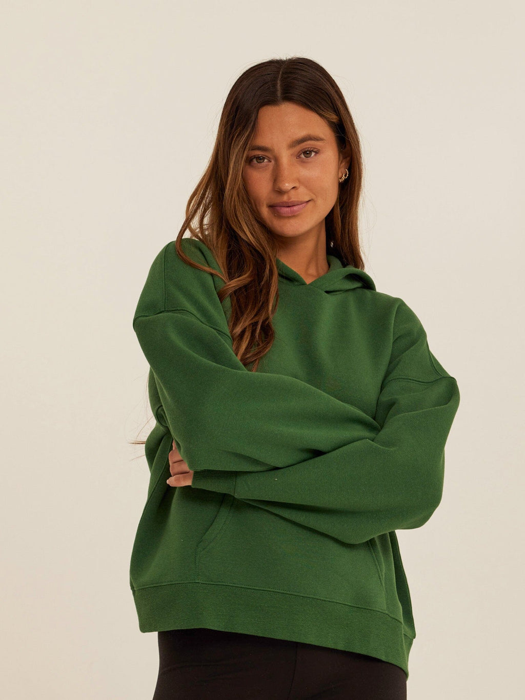 Marcellina Triblend Fleece Pullover Hoodie 2.0 in Green