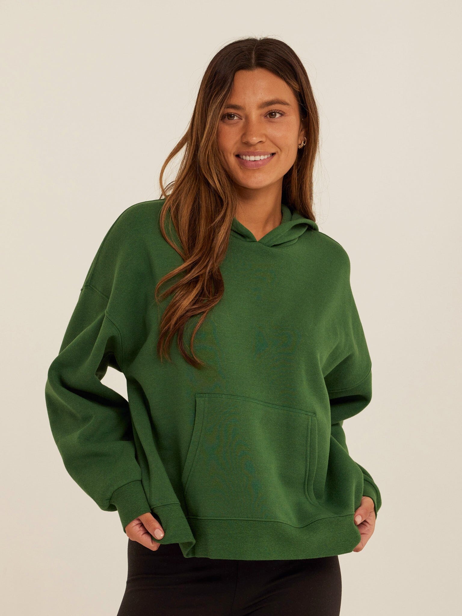Marcellina Triblend Fleece Pullover Hoodie 2.0 in Green