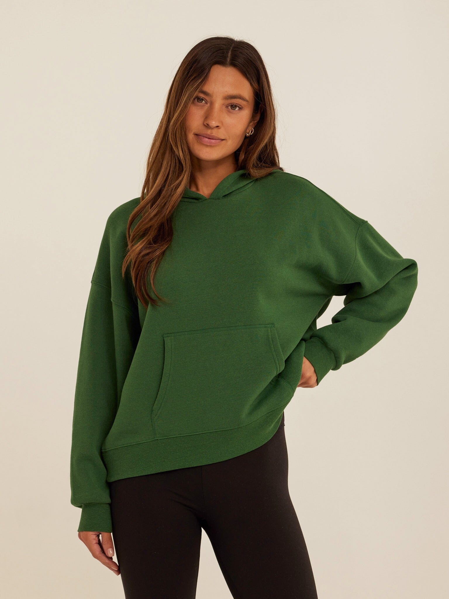Marcellina Triblend Fleece Pullover Hoodie 2.0 in Green