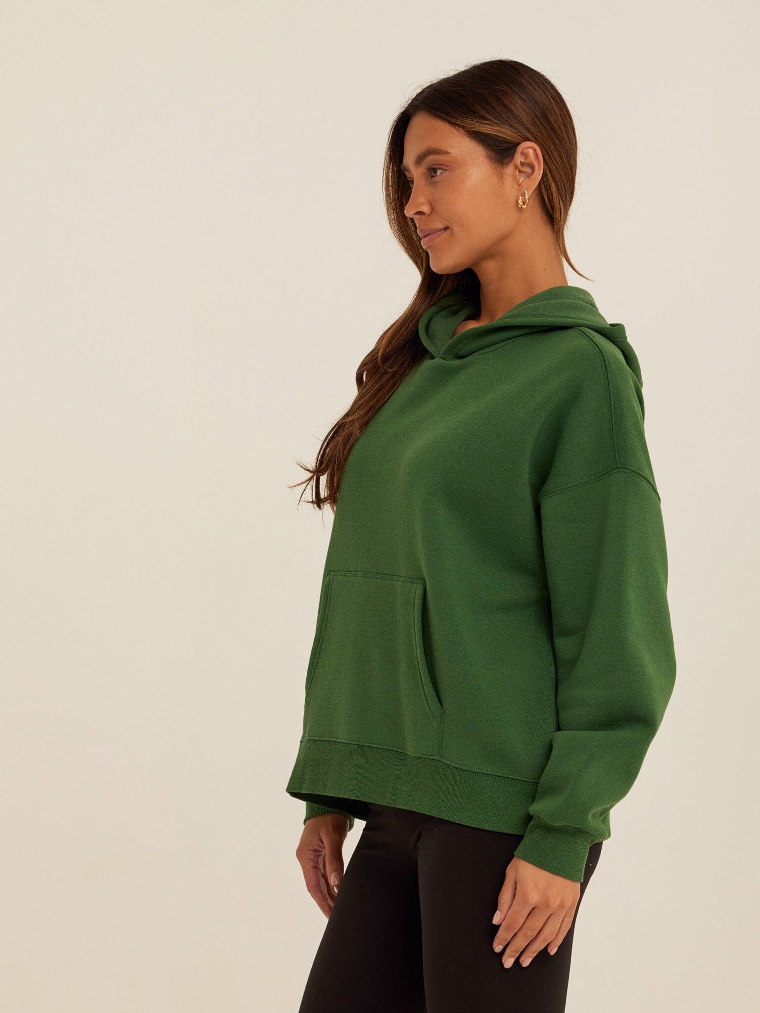 Marcellina Triblend Fleece Pullover Hoodie 2.0 in Green