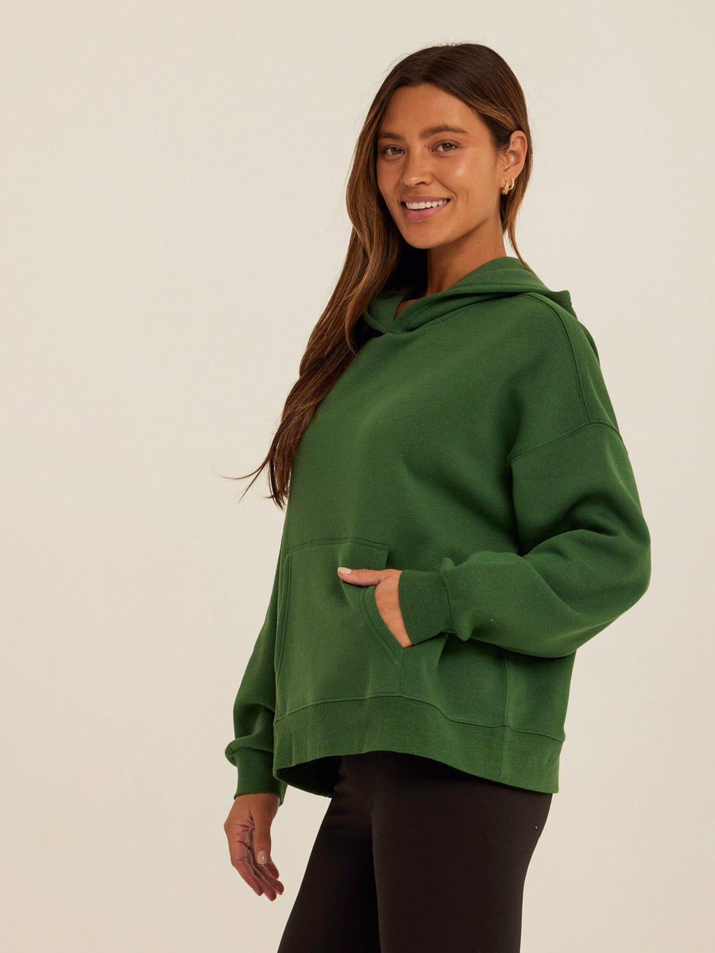 Marcellina Triblend Fleece Pullover Hoodie 2.0 in Green