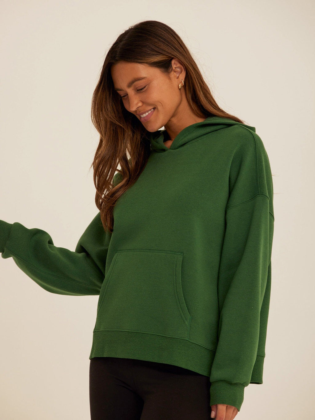 Marcellina Triblend Fleece Pullover Hoodie 2.0 in Green
