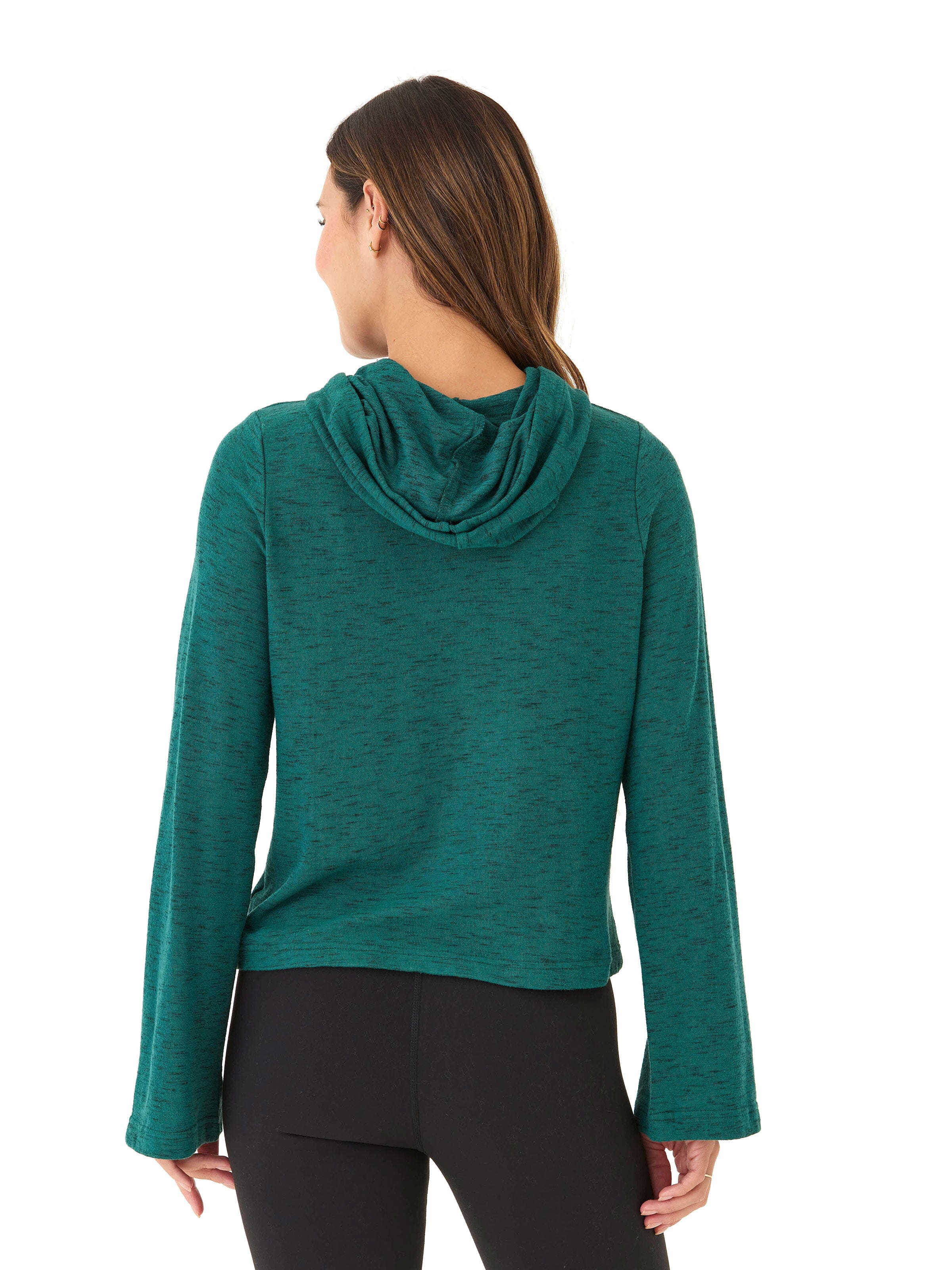 Rhythm Slub Hoodie: Comfortable Stretchy Long Sleeve Pullover