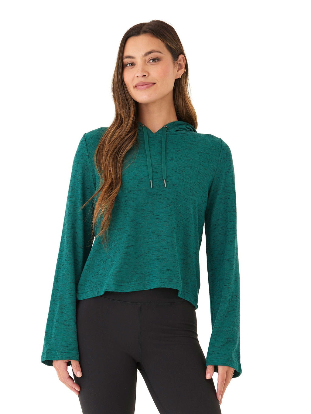 Rhythm Slub Hoodie: Comfortable Stretchy Long Sleeve Pullover