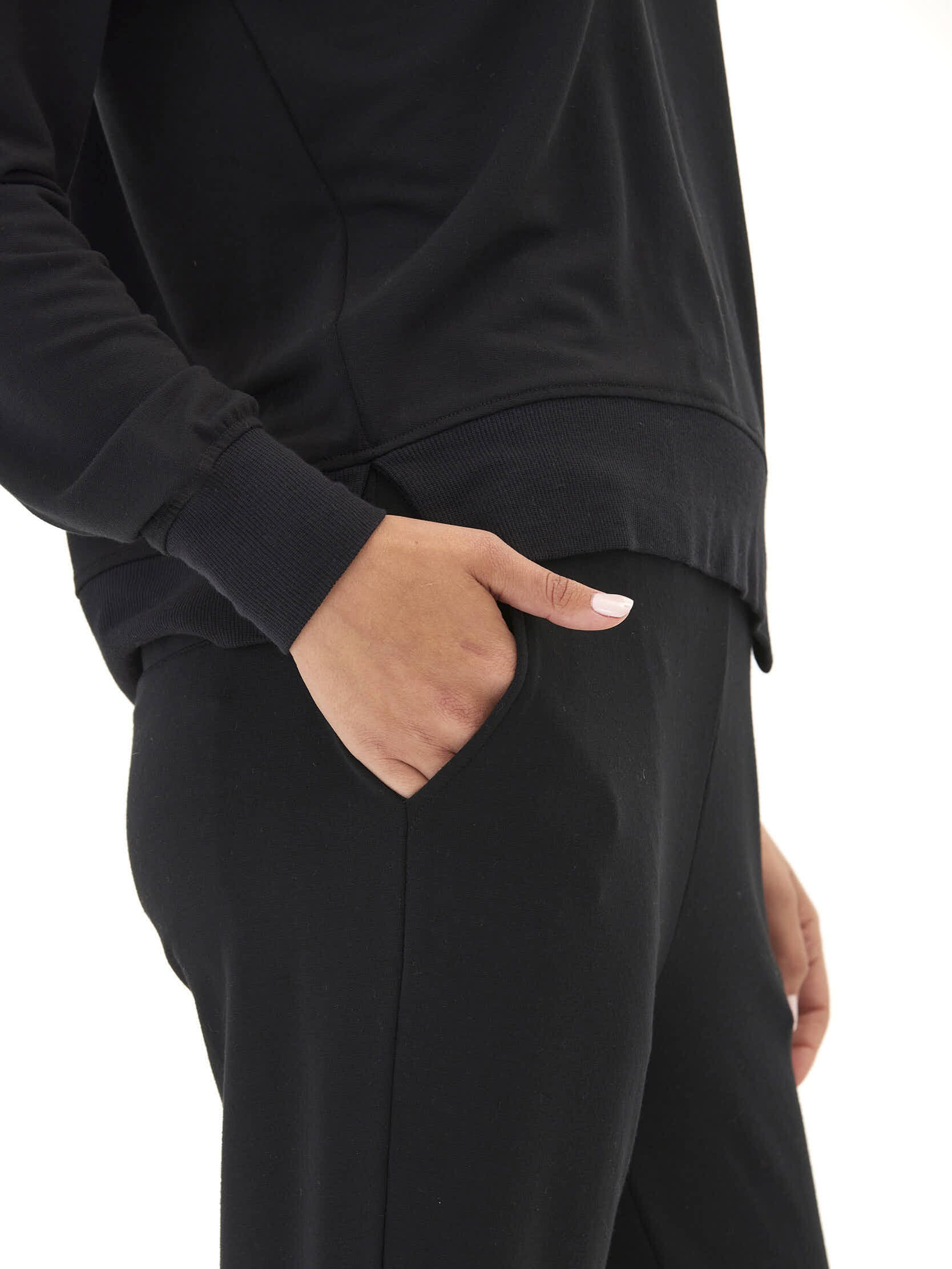 Modal Terry Tulip-Hem Jogger with Elastic Waist for Comfort