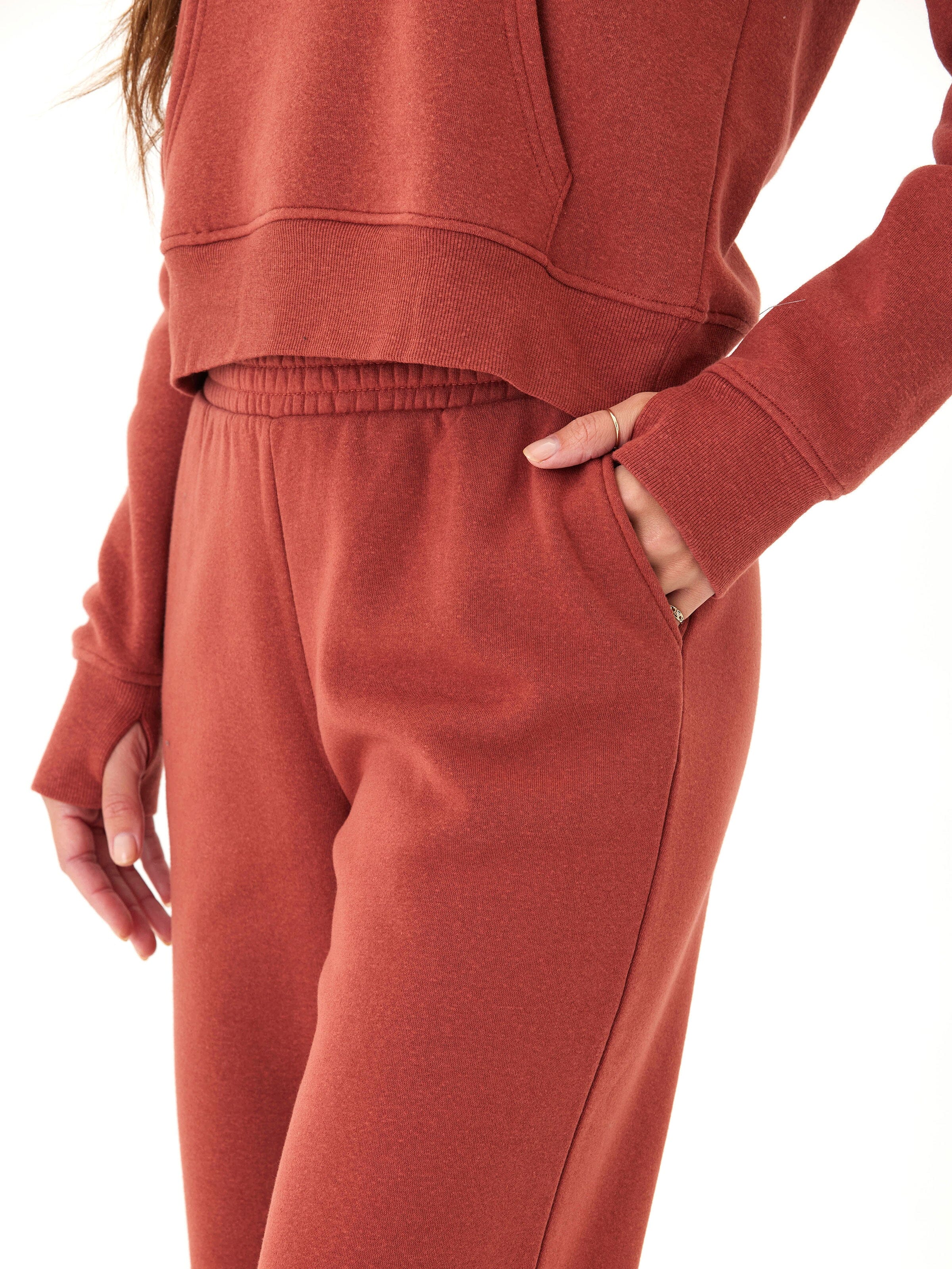 Neve Triblend Fleece Pant: Ultra-Soft Lounge Joggers with Pockets